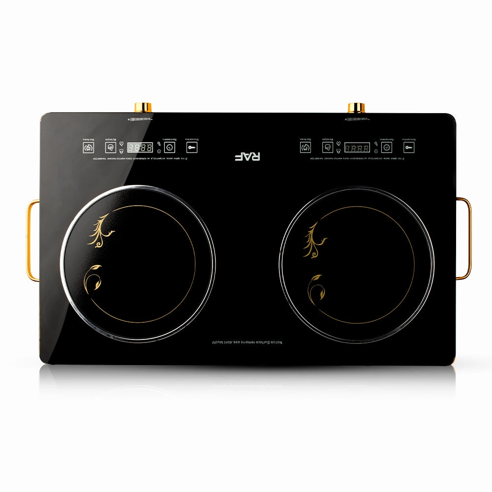 RAF Infrared Cooker 4800W | 220V | Iron Bottom Shell   Glass   Crystal Plate Material | 1.25m Power Cable | Aluminum Alloy Body