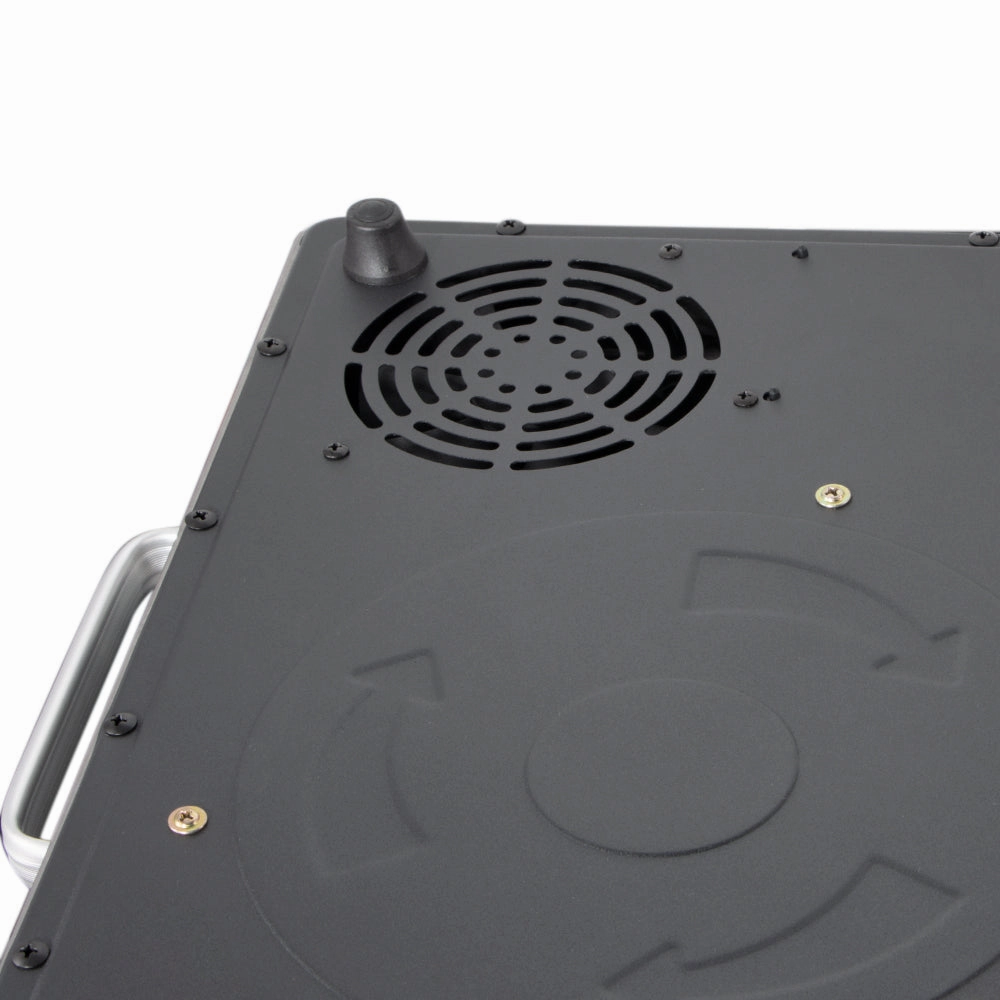 RAF Infrared Cooker | Double Burner Electric Cooktop | Stainless Steel Shell, 670*400*5mm | Digital LED Display | Large FirePower | Pattern Cooking | 7000W