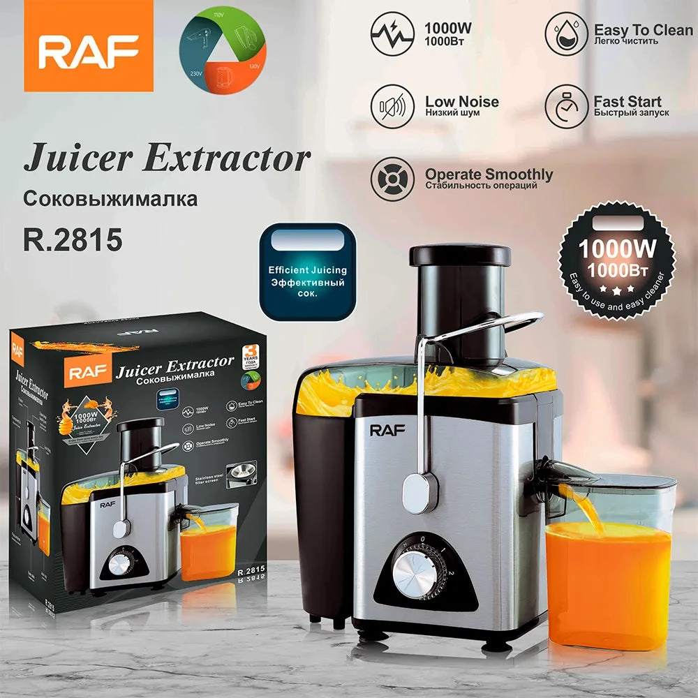 RAF Juicer Extractor | 1000W | Easy Operate | Low Noise | Fast Start | Easy To Clean