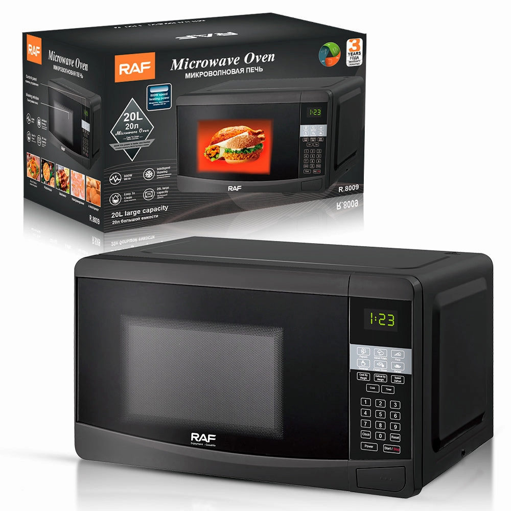 RAF Microwave Oven | 20L Capacity | 800W Speed Heating Power | Inelligent Thawing | Easy To Clean