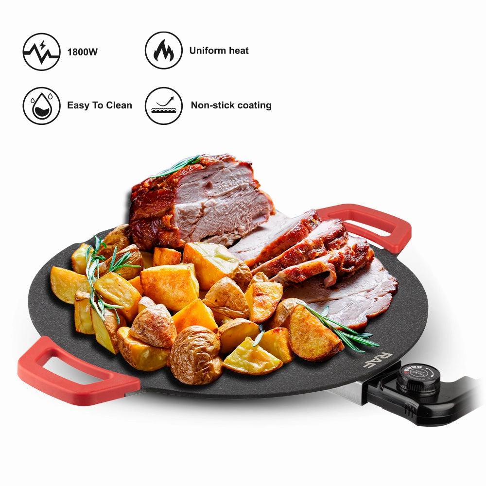 RAF Multifunctional Electric Baking Pan | 1800W | Non-Stick Coating | Easy To Clean