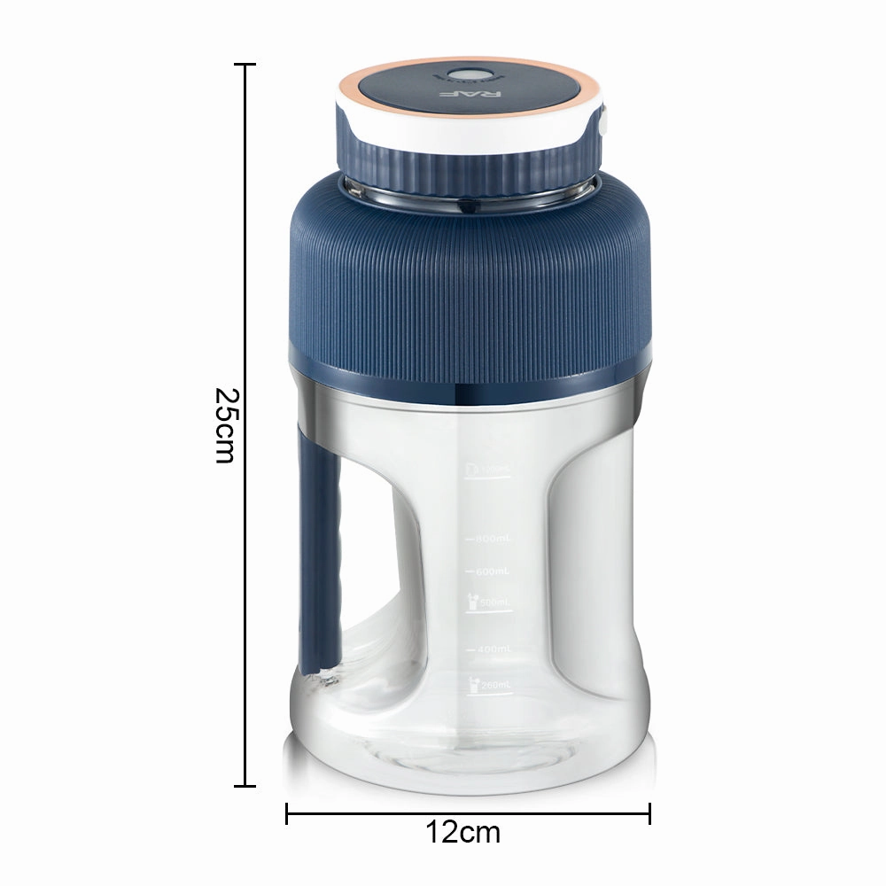 RAF Portable Blender | 1000mL Capacity | Fast Start | 10 Blades | Easy to Clean