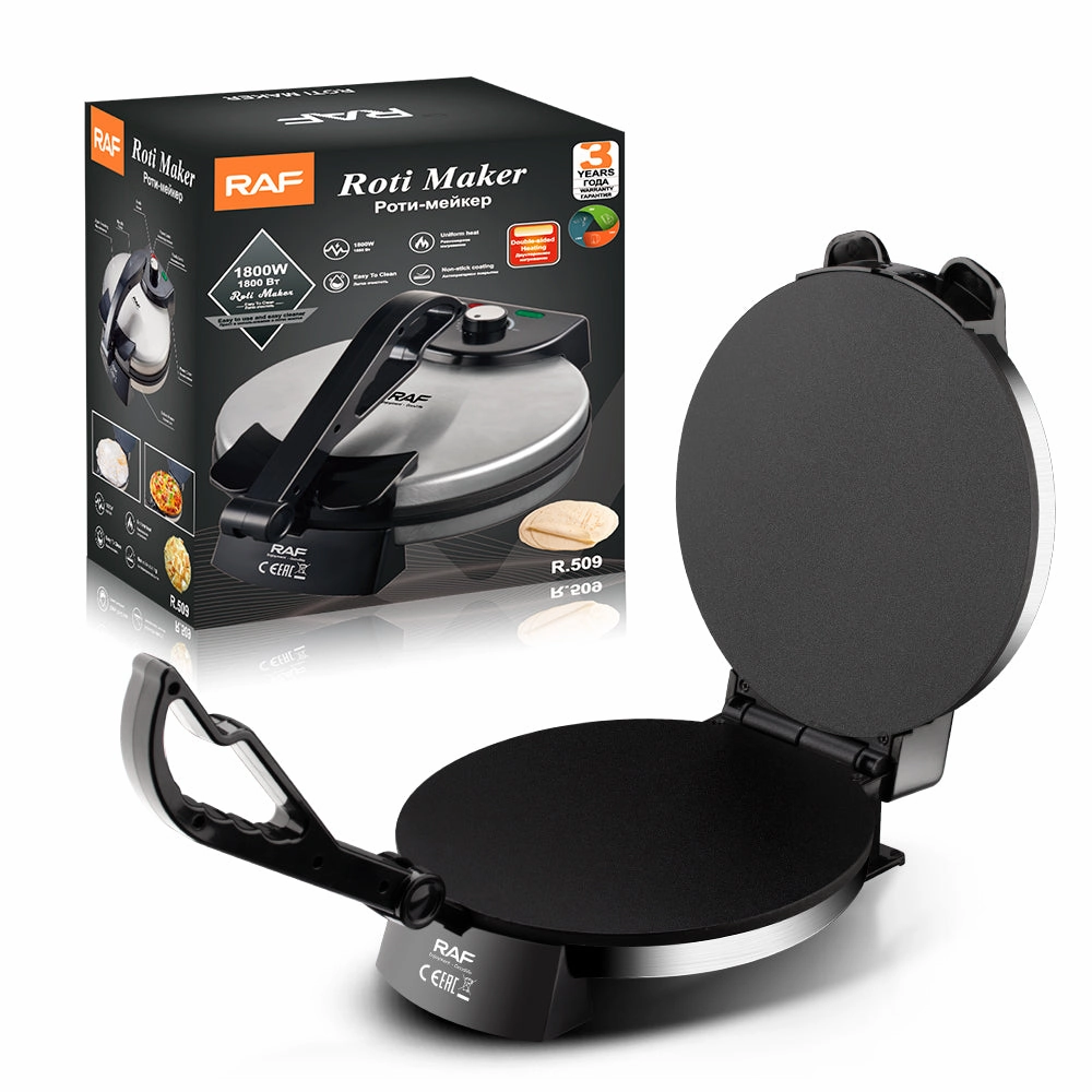 RAF Roti Maker | 1800W | Non-stick Coating | Uniform Heat | Easy To Clean