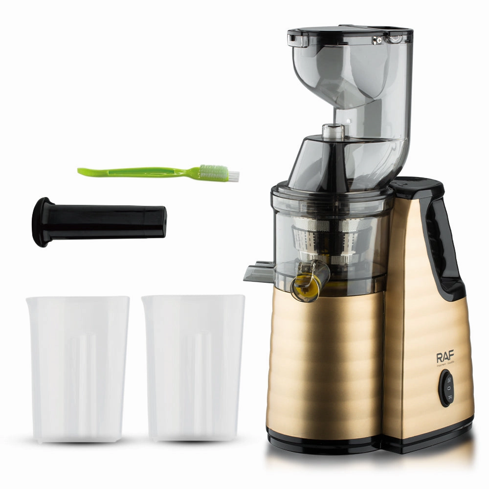 RAF Slow Juicer | Large Caliber |Food Grade Material |Stanliss Steel Filter | Low Noise. 150W