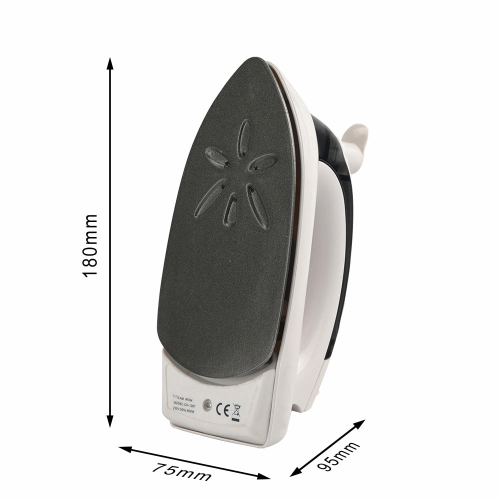 RAF Travel Steam Iron | 800W | Collapsible Handle | nonstick Soleplate | Removable Water Tank | AdjustableThermostat