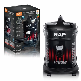 RAF Vacuum Cleaner | 1400W | 21L Capacity | Strong Suction | Clogging Protection | Dust Separation