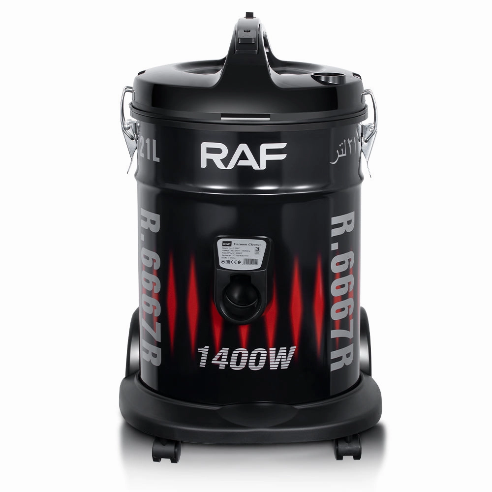 RAF Vacuum Cleaner | 1400W | 21L Capacity | Strong Suction | Clogging Protection | Dust Separation