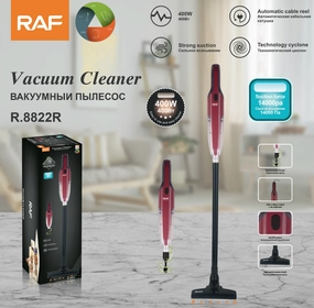 RAF Vacuum Cleaner | 1L Capacity |Strong Suction |Automatic Cable Reel