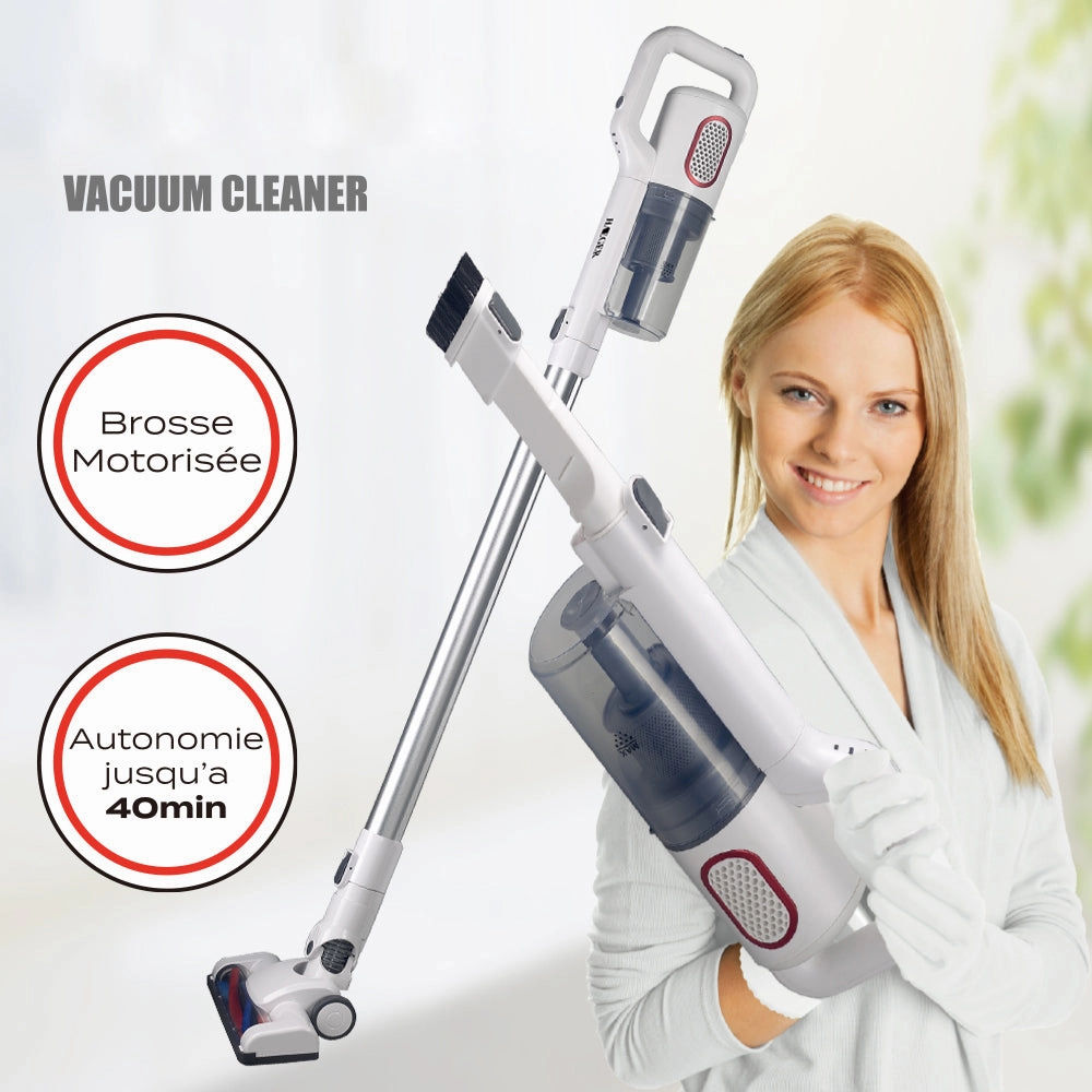 RAF Wireless Vacuum Cleaner | 120W | 0.5L Capacity | Adjustable Speed Control