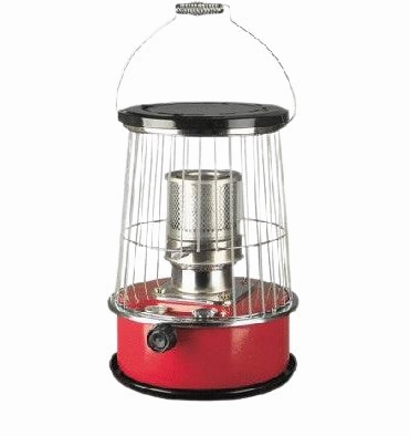 Romo Kerosene Heater Glass head, full safety 5.3lit, Red