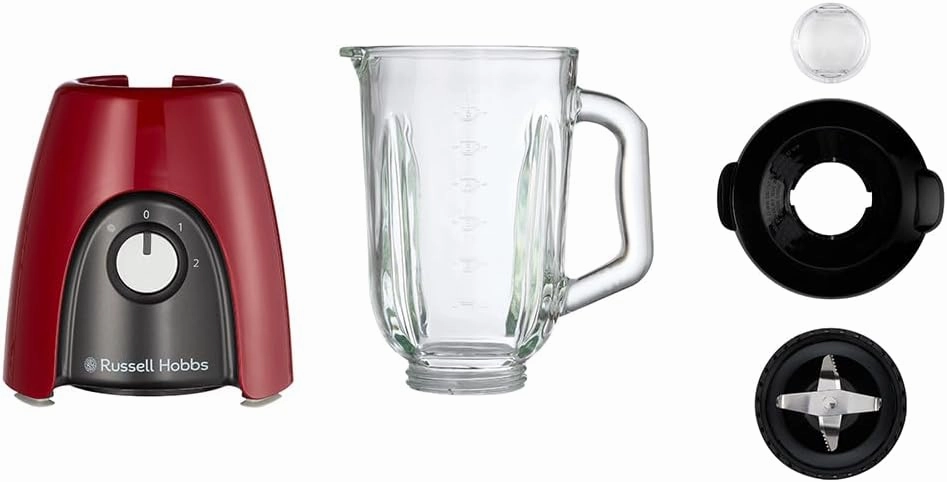 Russell Hobbs Desire Jug Blender, 1.5Lit, 850Watts, Red