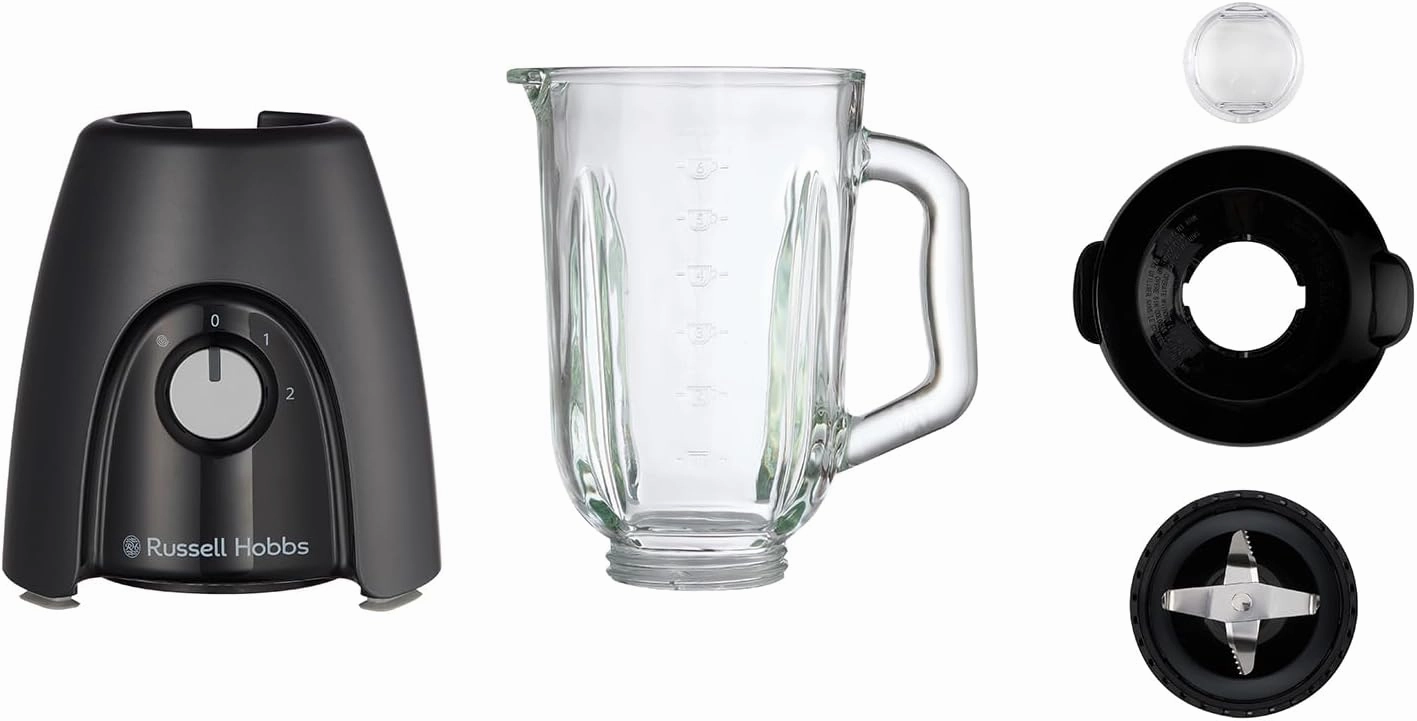 Russell Hobbs Jug Blender, 1.5Lit, 850Watts, Matte Charcoal