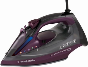 Russell Hobbs Steam Iron, Control Pro Iron, 2800Watts, Purple