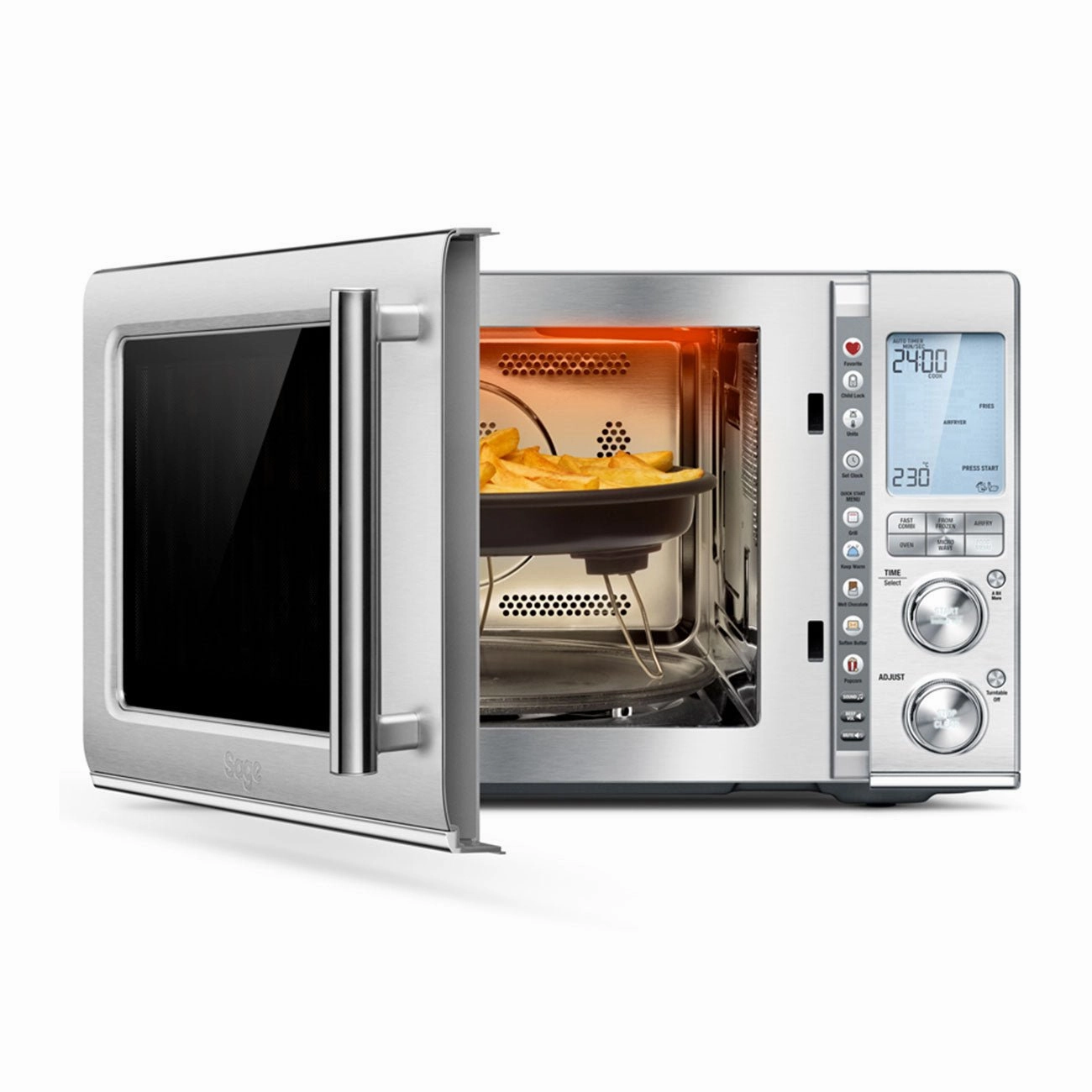 Sage the Combi Wave 3 in 1 Black Stainless Steel | SMO870BST4GUK1
