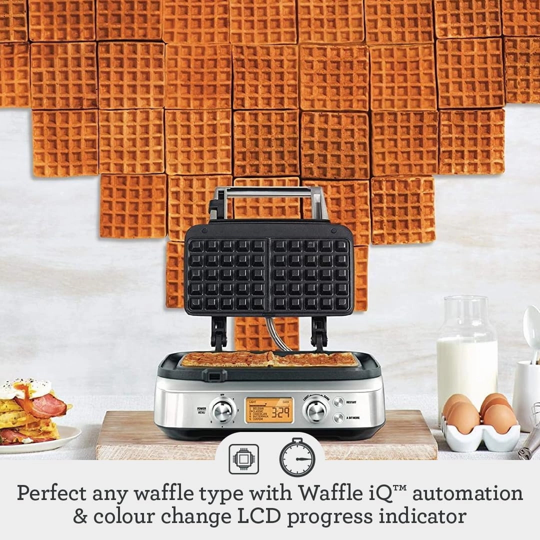 Sage the Smart Waffle Pro Waffle Maker | BWM620UK