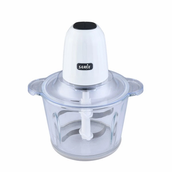 Samix Chopper Button with Safety Switch, 2Speeds, 450Watts, White