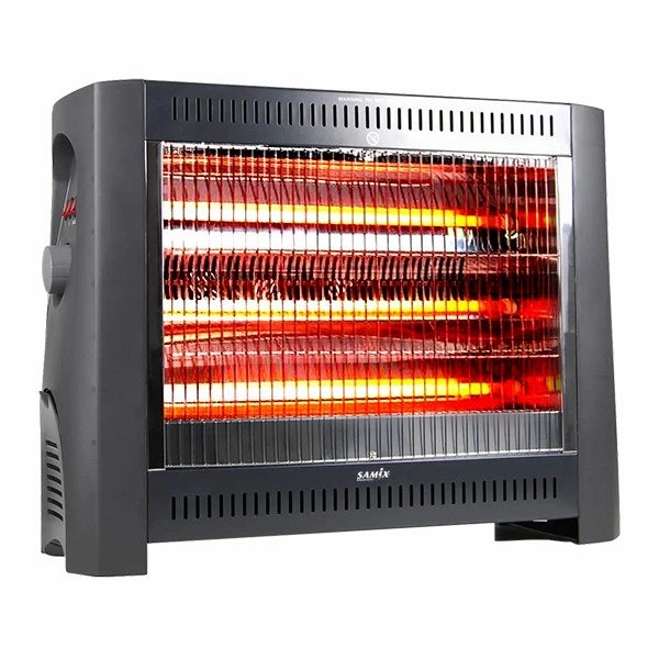 Samix Electrical Led Heater with Fan, 2100Watts, Black