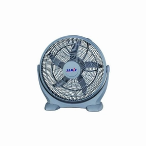 Samix Floor Fan 14Inch, 3Speeds, 5Blades, Blue
