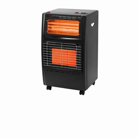 Samix Gas Heater 3 Burners, Electrical, 1200 Watts, Black