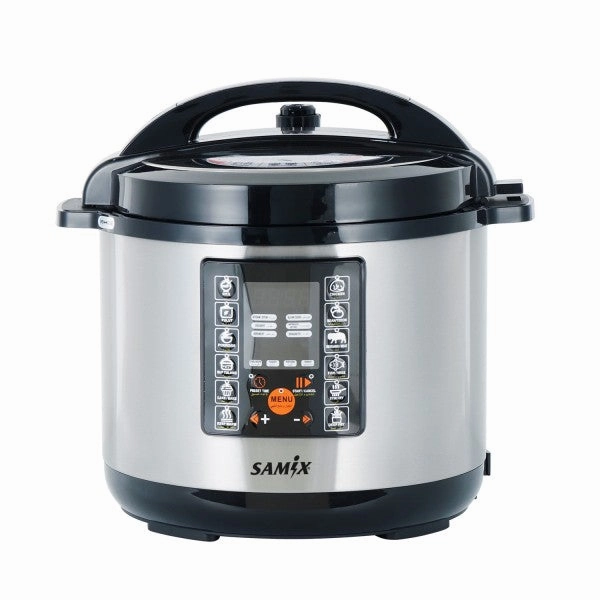 Samix Pressure Cooker 12 L 220-240 V 1600 W Black&Steel