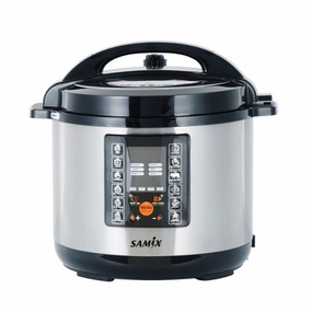 Samix Pressure Cooker 12 L 220-240 V 1600 W Black&Steel