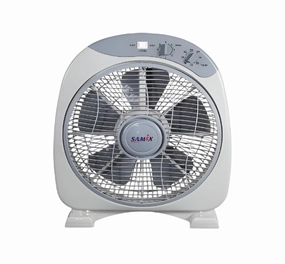 Samix Round Box Fan 18Inch, 5Blades, White