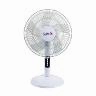 Samix Table Fan 16Inch, 3Speeds, 5Blades, White