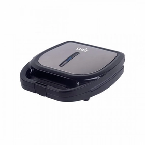 Samix Toaster (Press Grill), 4Multi Function Cavite's, 1300Watts, Silver & Black