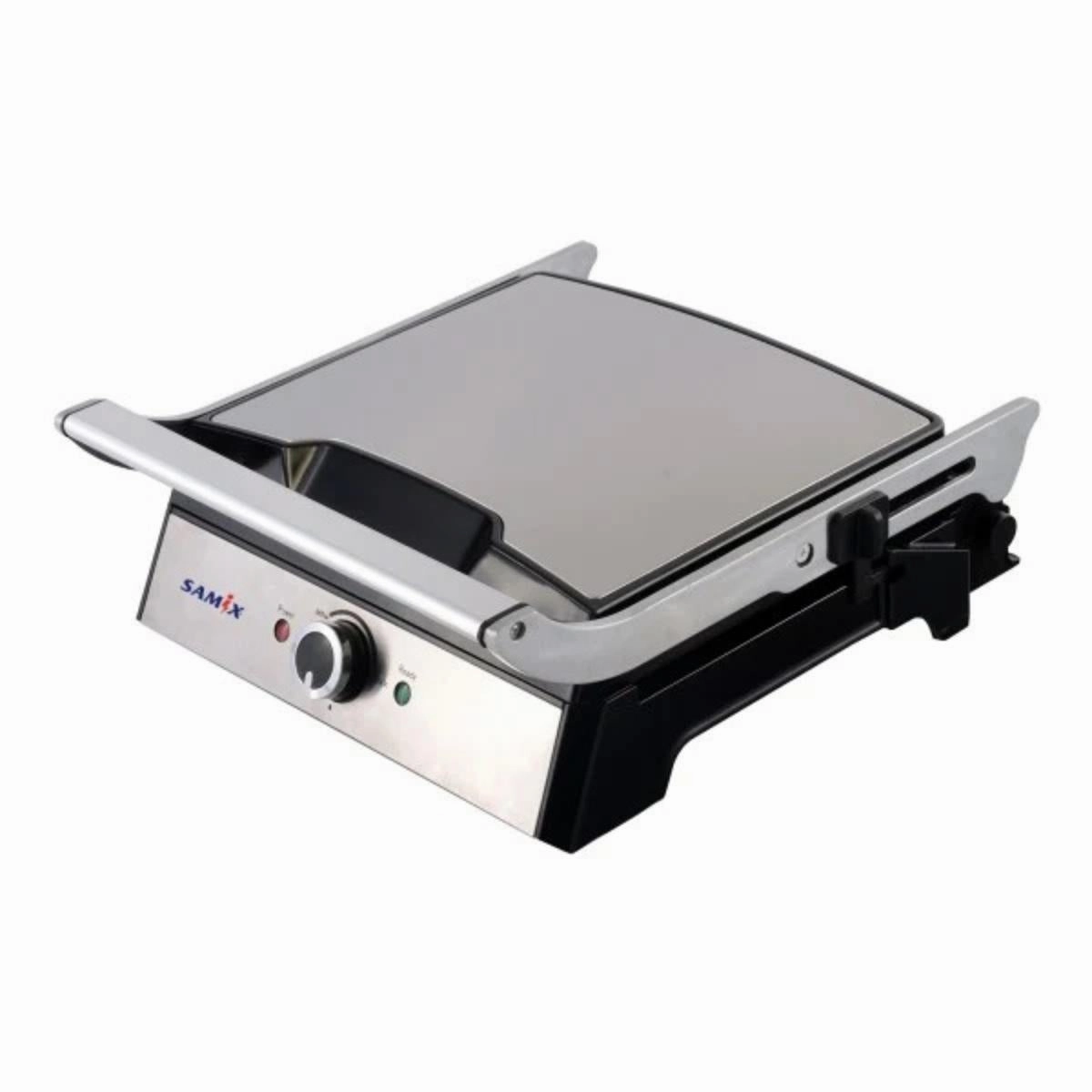 Samix Toaster (Press Grill), Variable Temperature Control, Silver