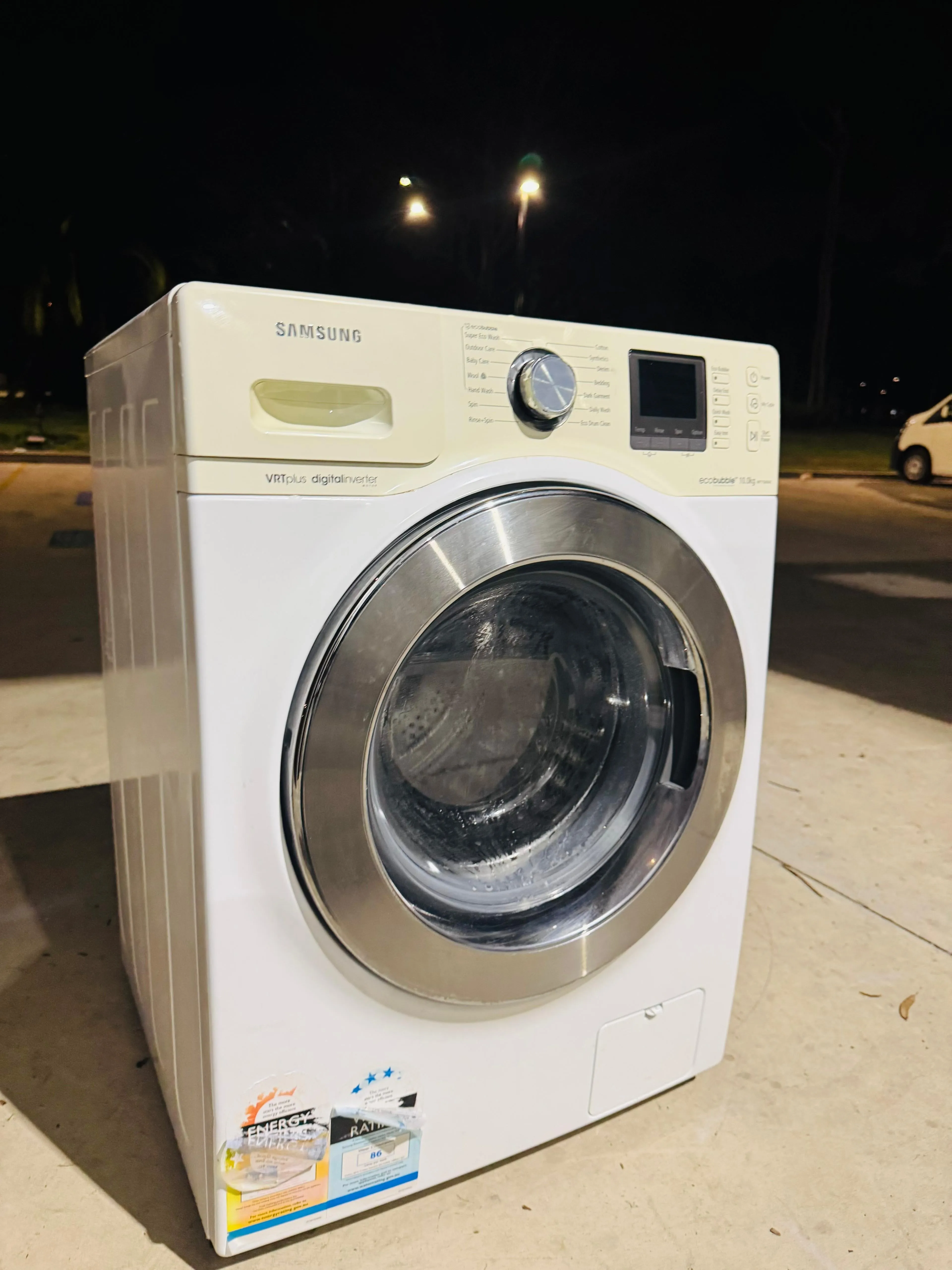 **SAMSUNG 10 KGS FRONT LOADER WASHING MACHINE**