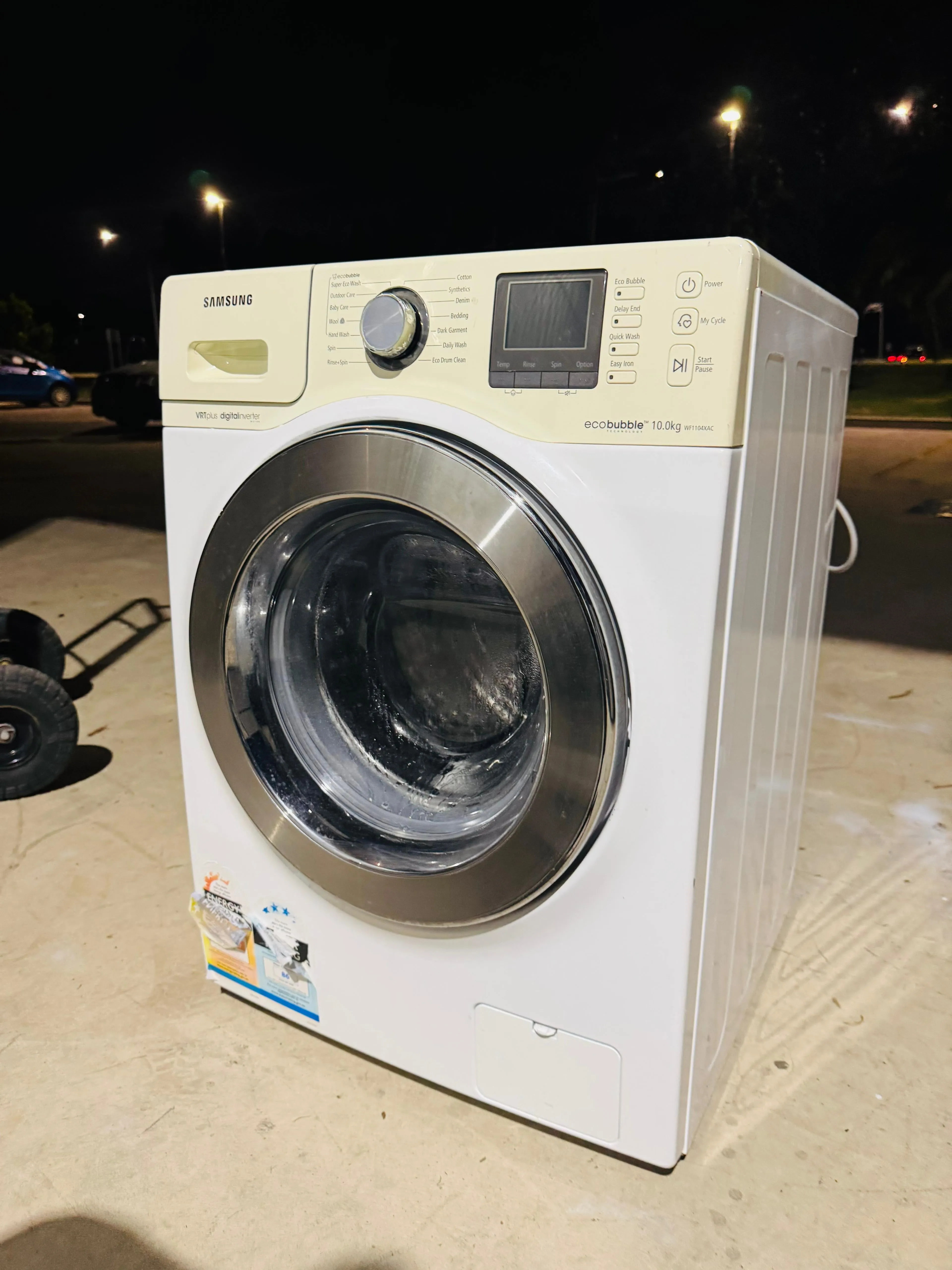 **SAMSUNG 10 KGS FRONT LOADER WASHING MACHINE**