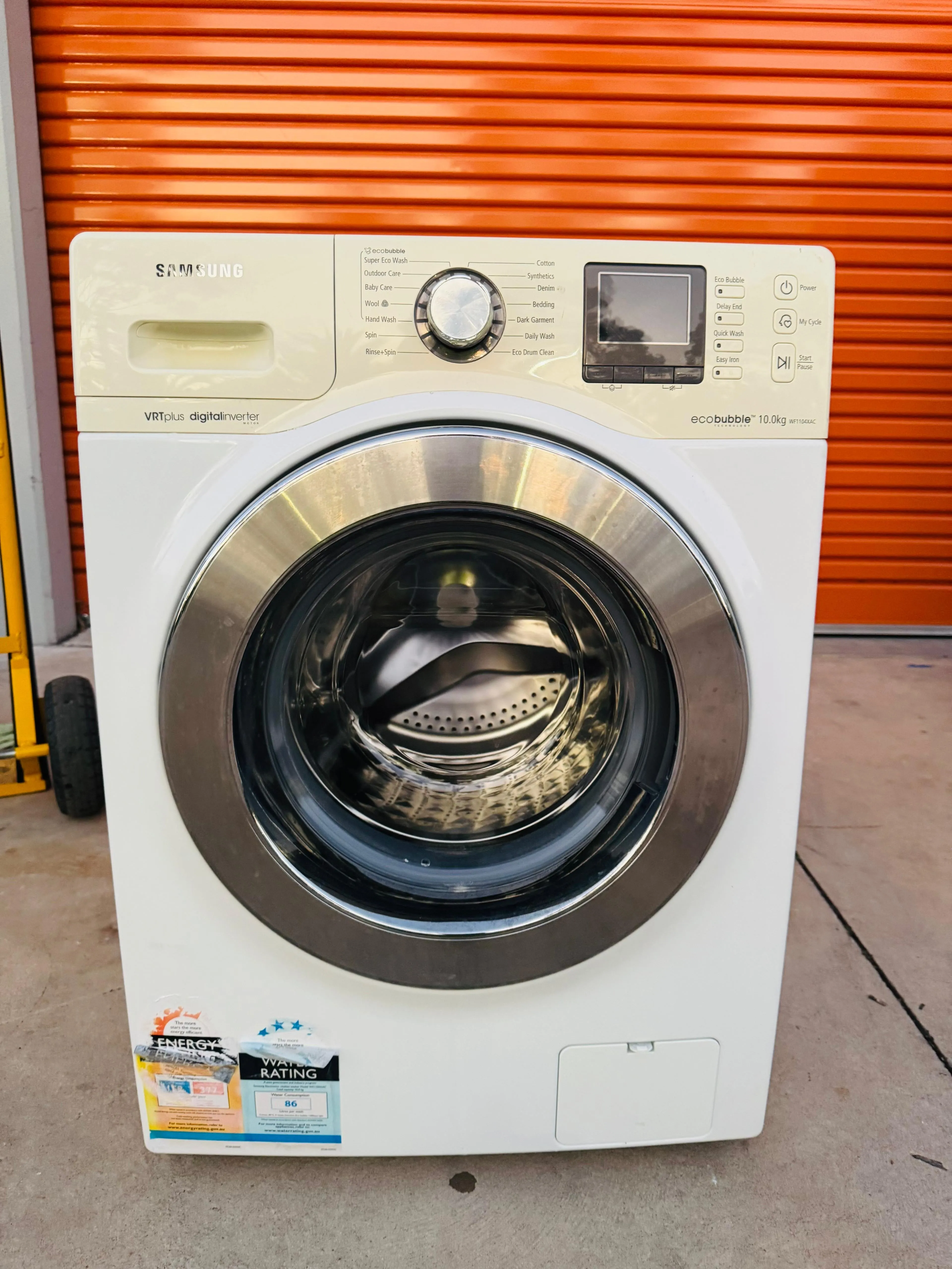 **SAMSUNG 10 KGS FRONT LOADER WASHING MACHINE**