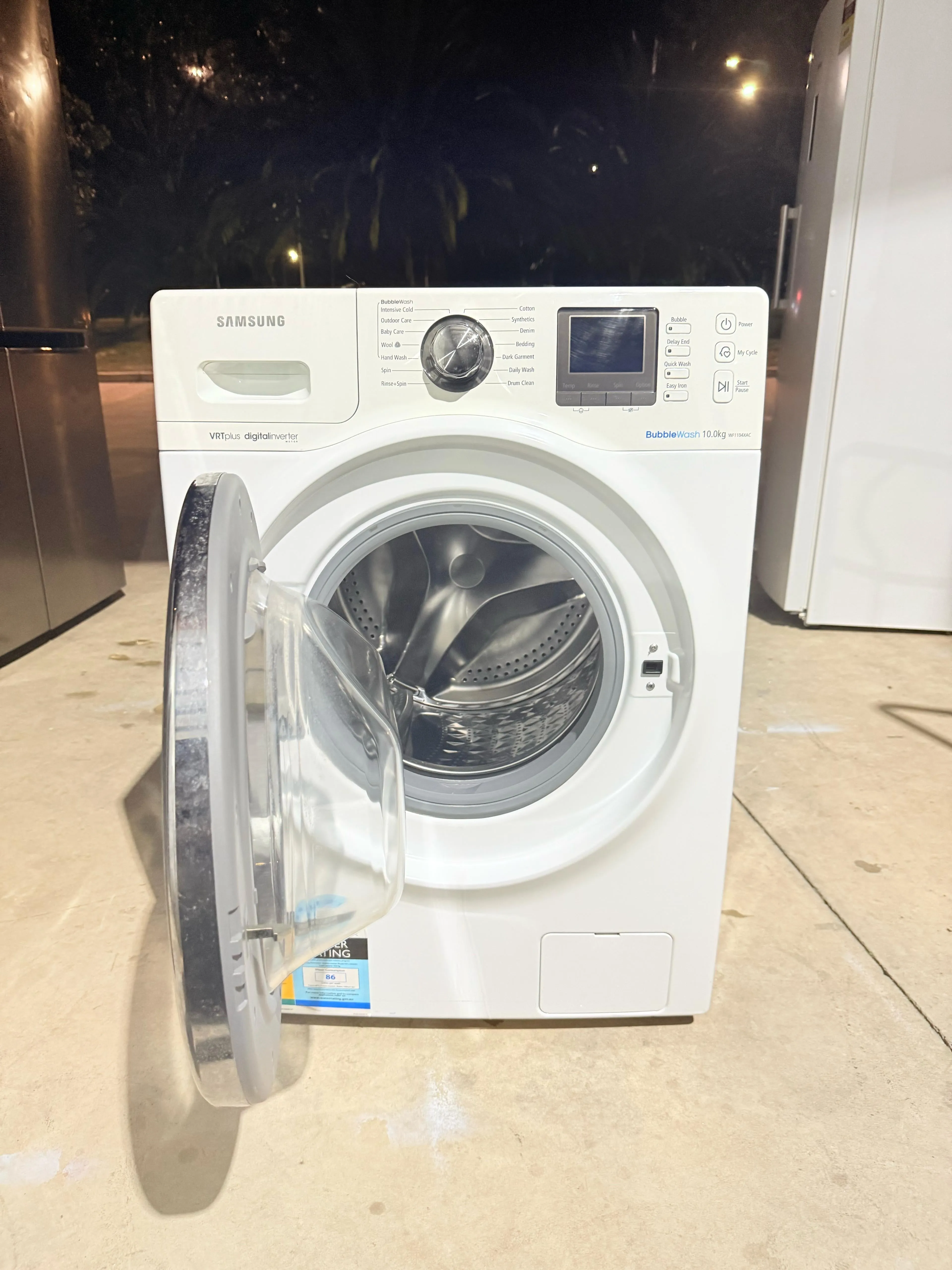 **SAMSUNG 10KGS FRONT LOADER WASHING MACHINE**