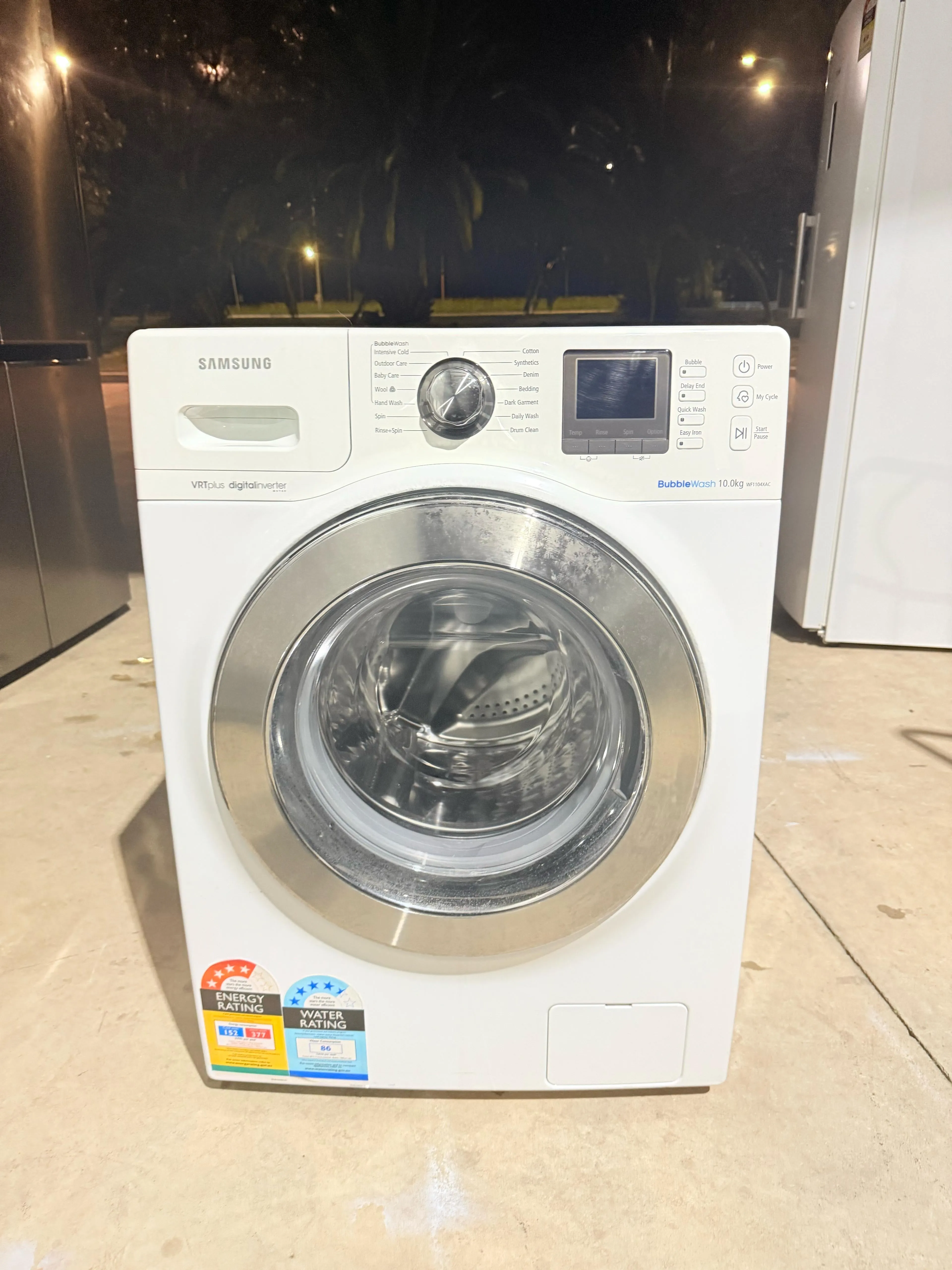 **SAMSUNG 10KGS FRONT LOADER WASHING MACHINE**