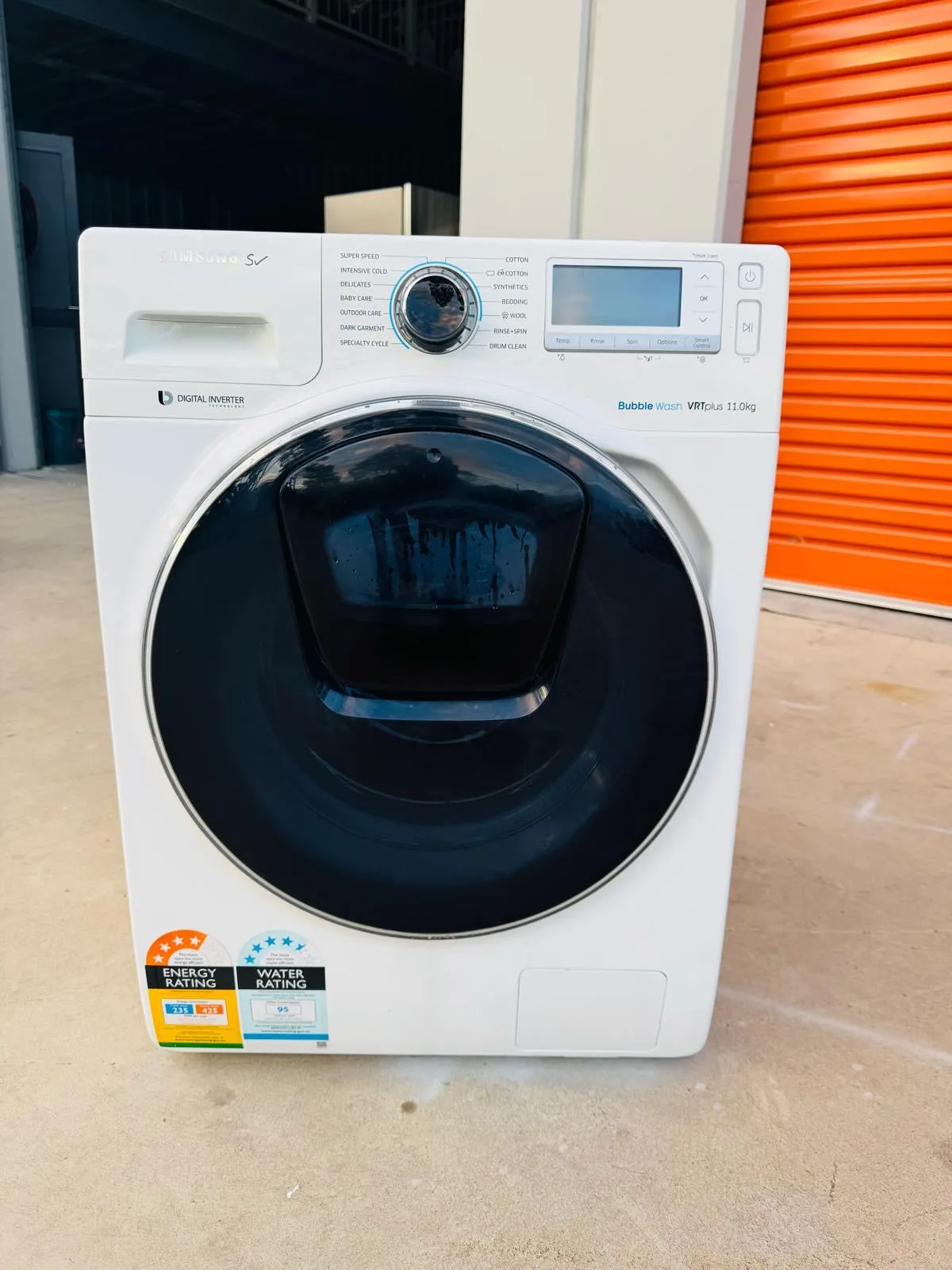 **SAMSUNG 11 KGS FRONT LOADER WASHING MACHINE**
