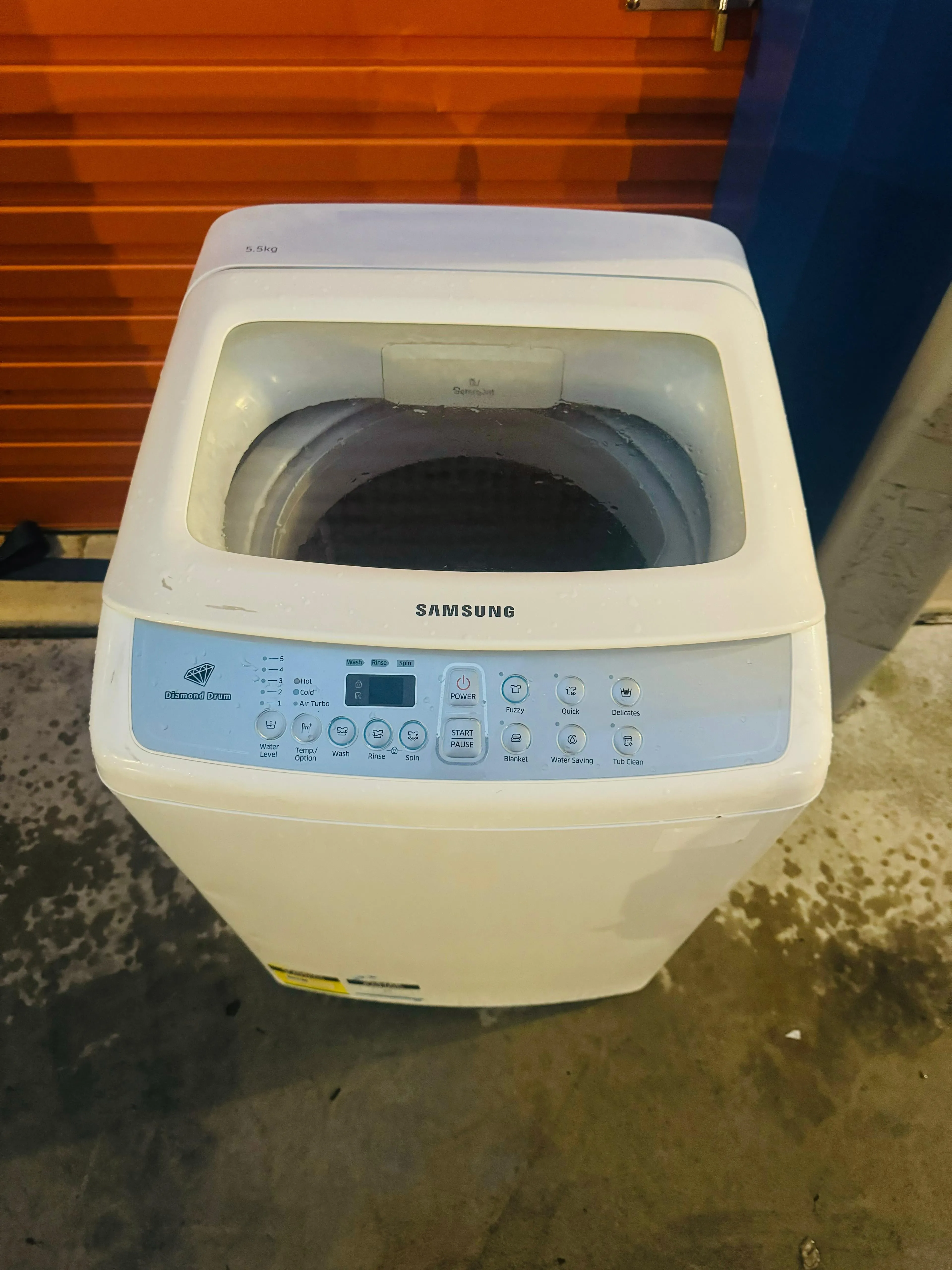 **SAMSUNG 5.5KGS TOP LOADER WASHING MACHINE**
