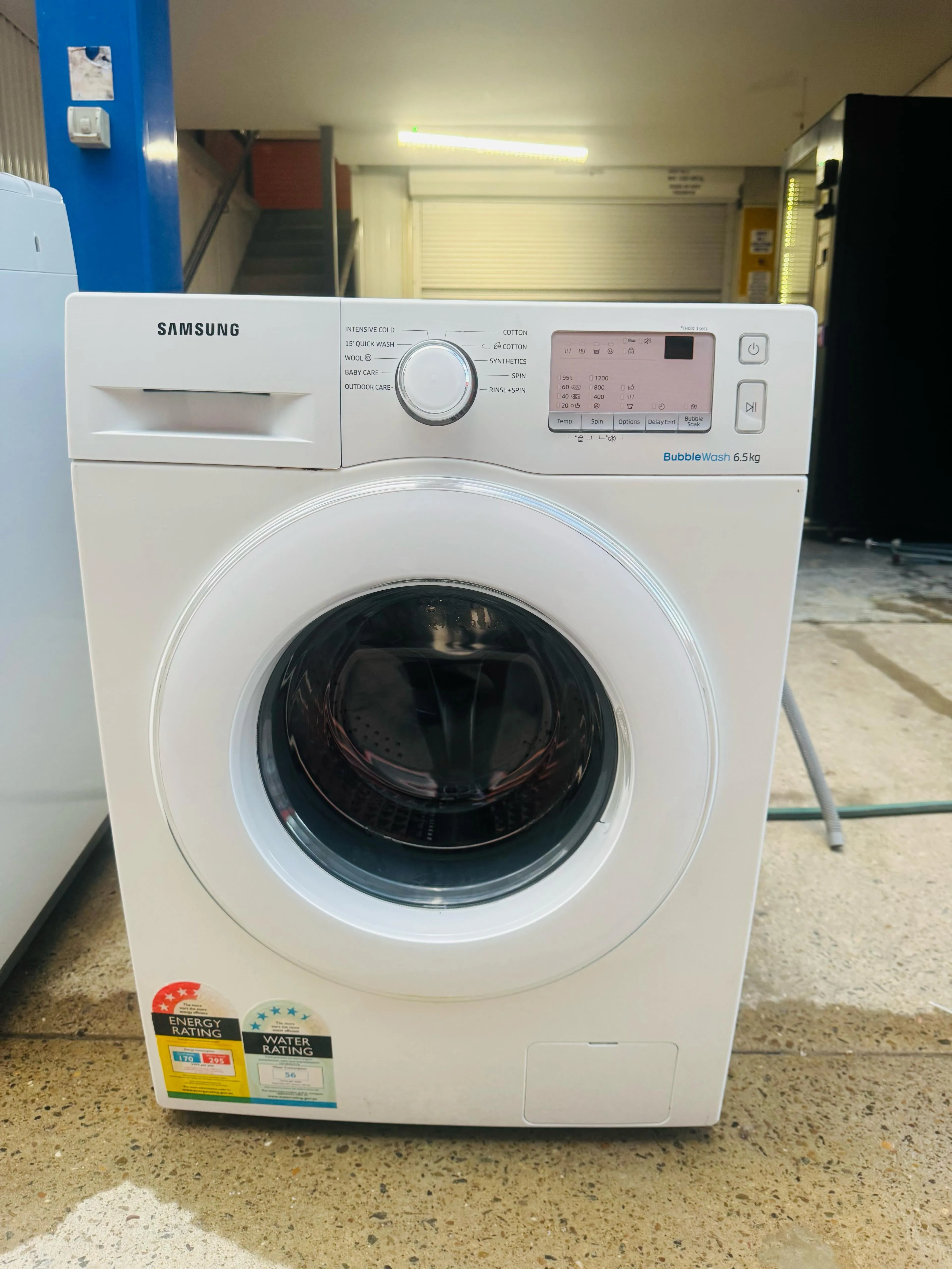 **SAMSUNG 6.5 KGS FRONT LOADER WASHING MACHINE**