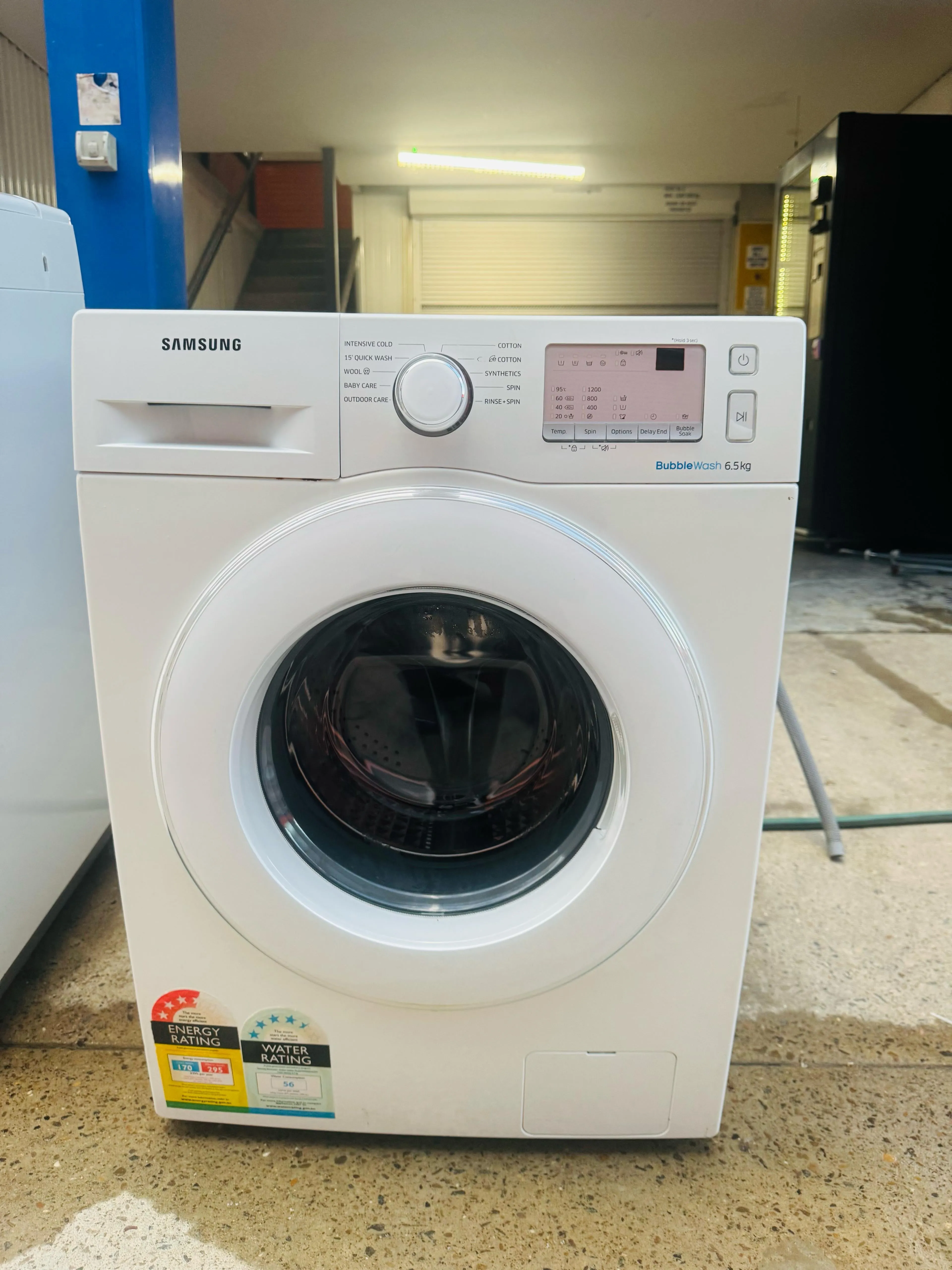 **SAMSUNG 6.5 KGS FRONT LOADER WASHING MACHINE**