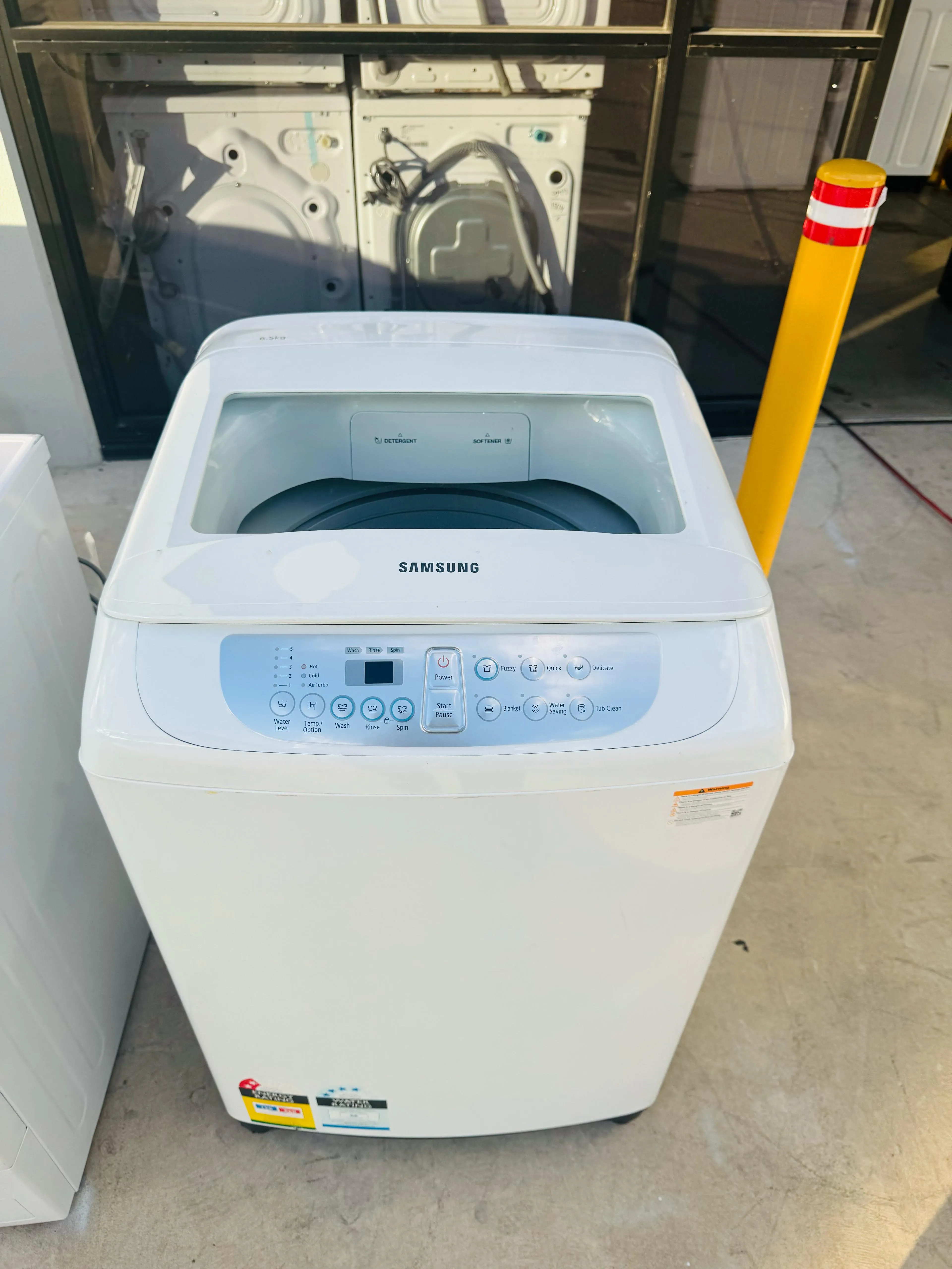 **SAMSUNG 6.5 KGS  TOP LOADER WASHING MACHINE** FREE DELIVERY