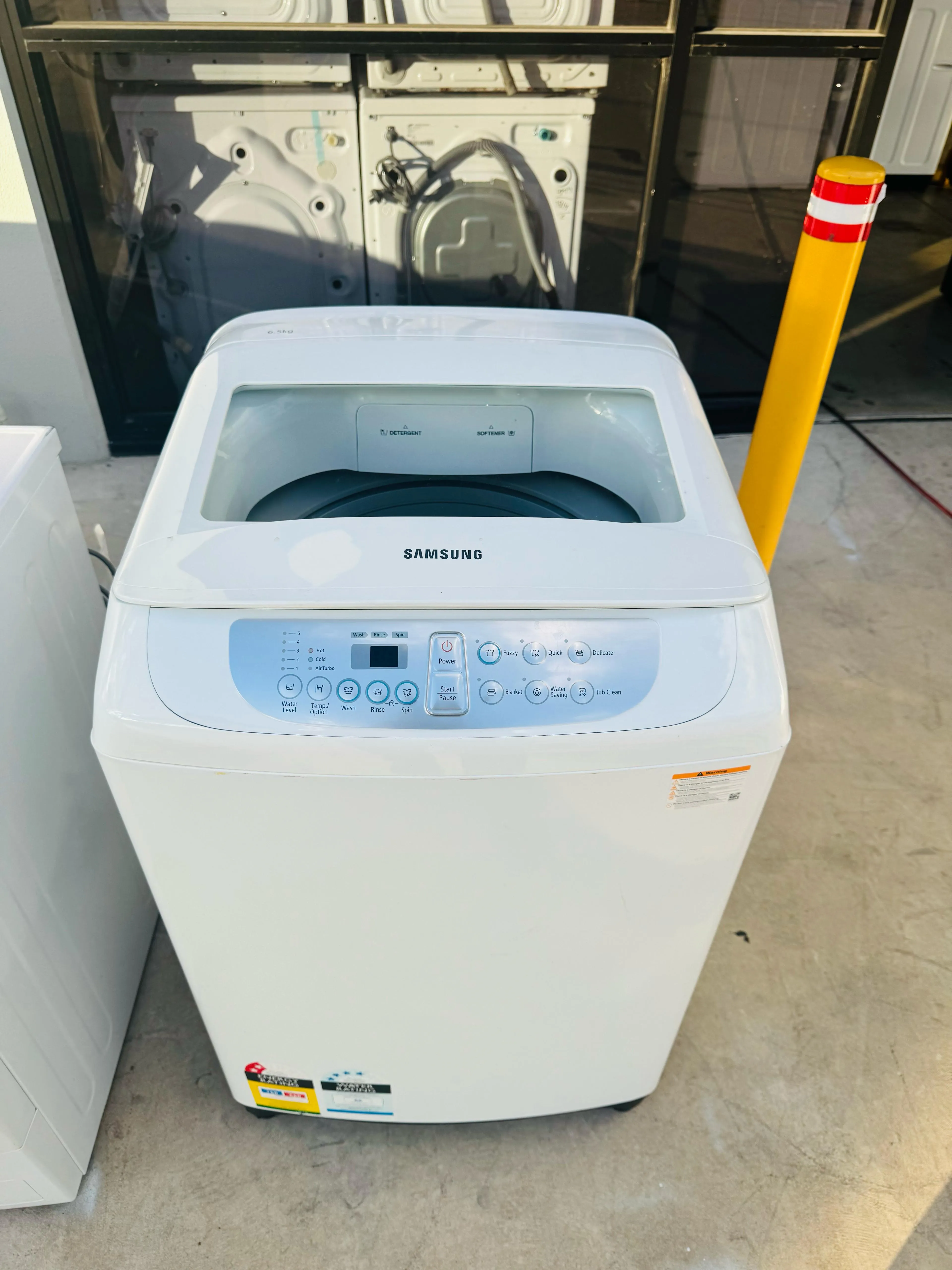 **SAMSUNG 6.5 KGS  TOP LOADER WASHING MACHINE** FREE DELIVERY
