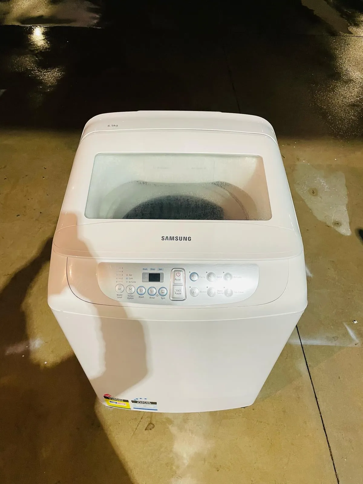 **SAMSUNG 6.5 KGS TOP LOADER WASHING MACHINE**