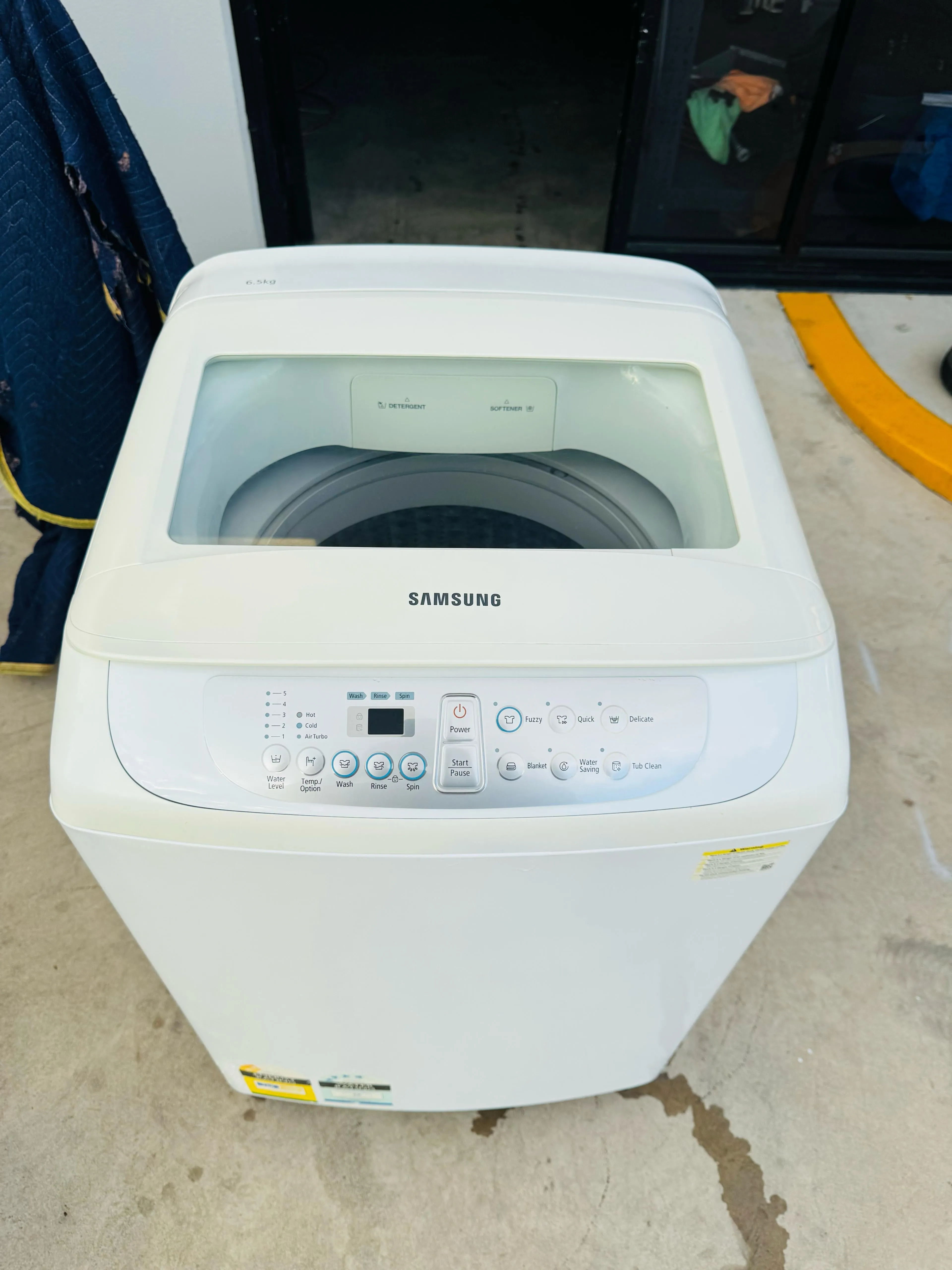 **SAMSUNG 6.5 KGS TOP LOADER WASHING MACHINE**
