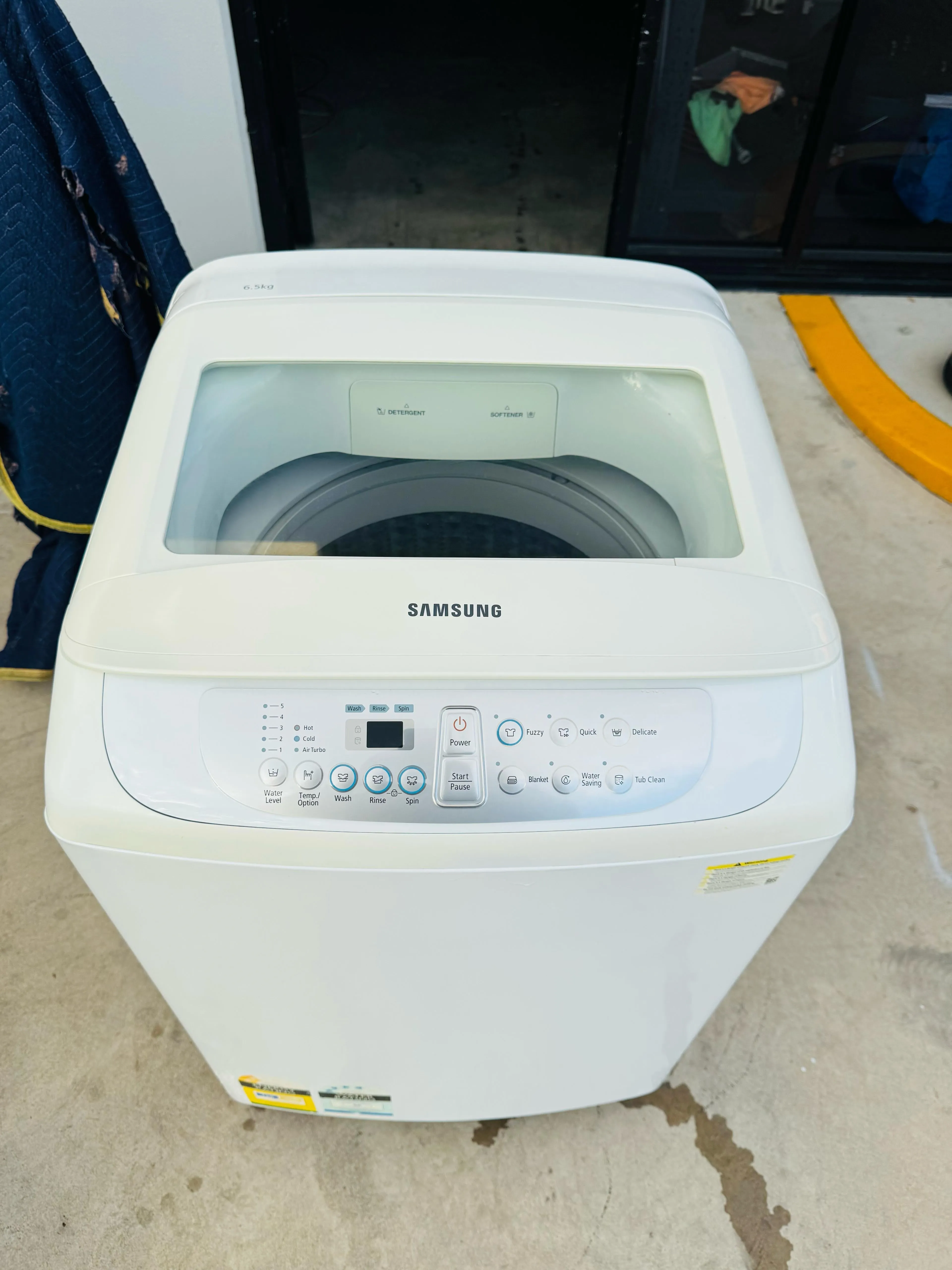 **SAMSUNG 6.5 KGS TOP LOADER WASHING MACHINE**