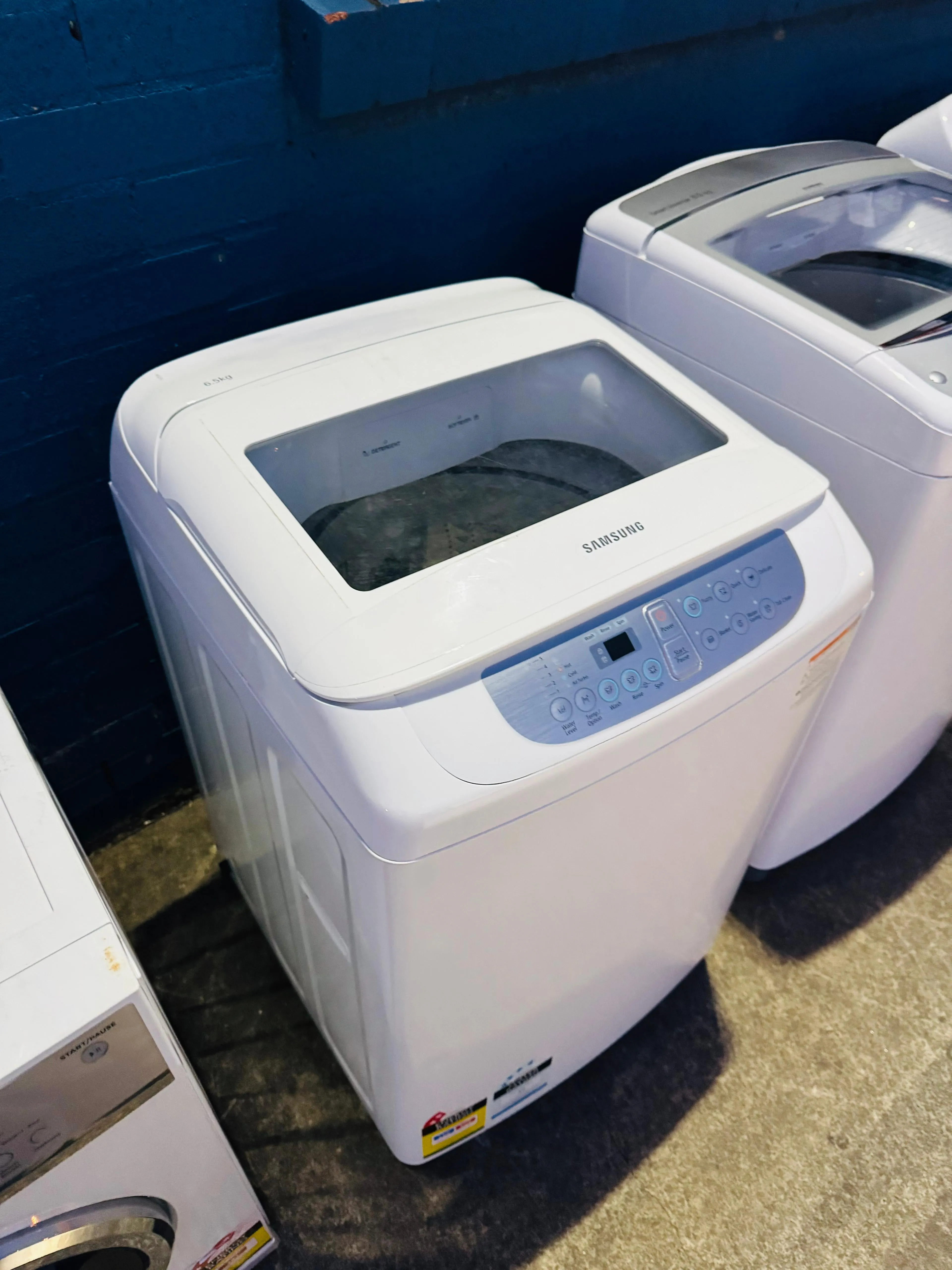 **SAMSUNG 6.5 KGS TOPLOADER WASHING MACHINE**