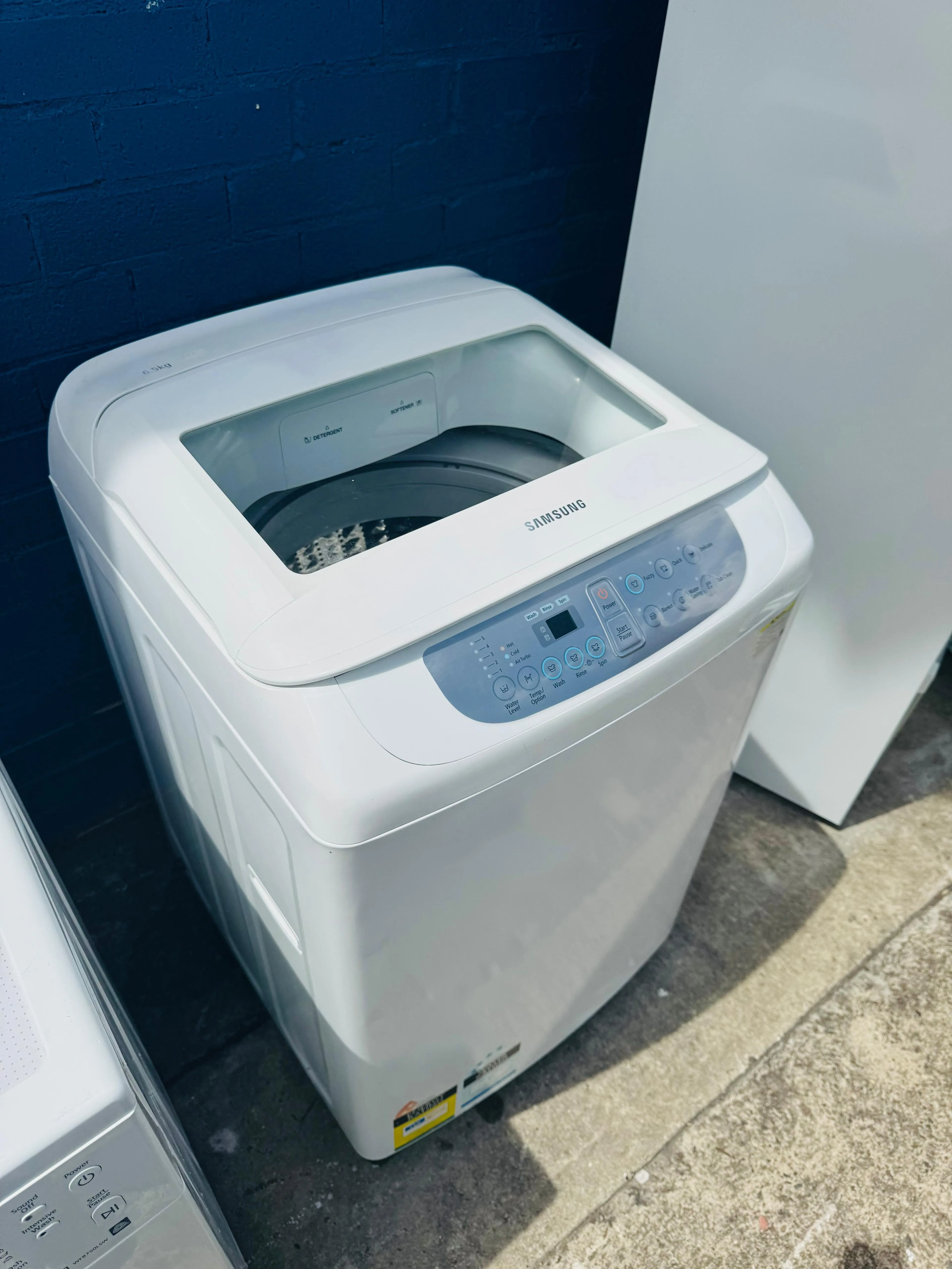 **SAMSUNG 6.5 KGS TOPLOADER WASHING MACHINE**