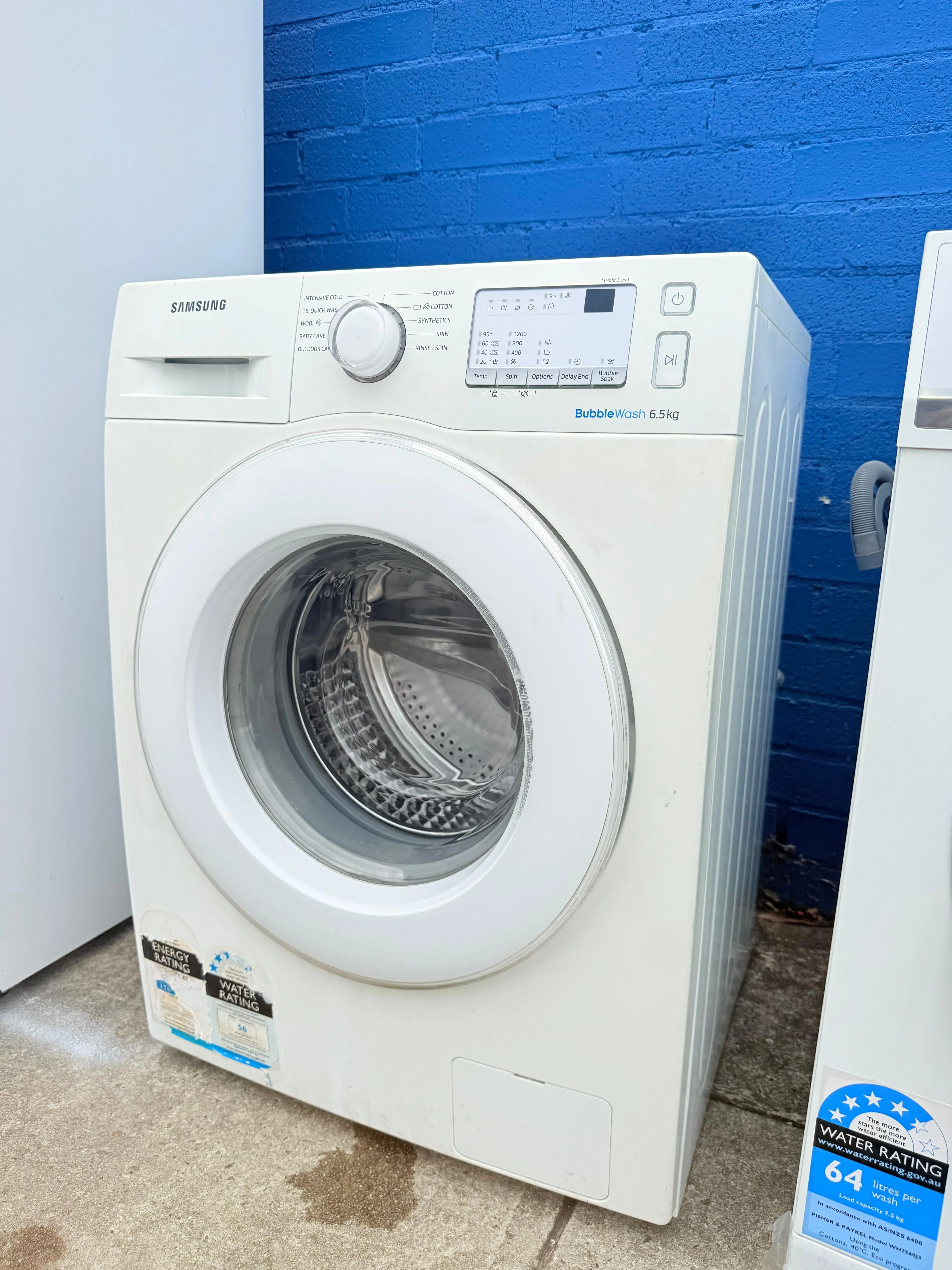 **SAMSUNG 6.5KGS FRONT LOADER WASHING MACHINE**