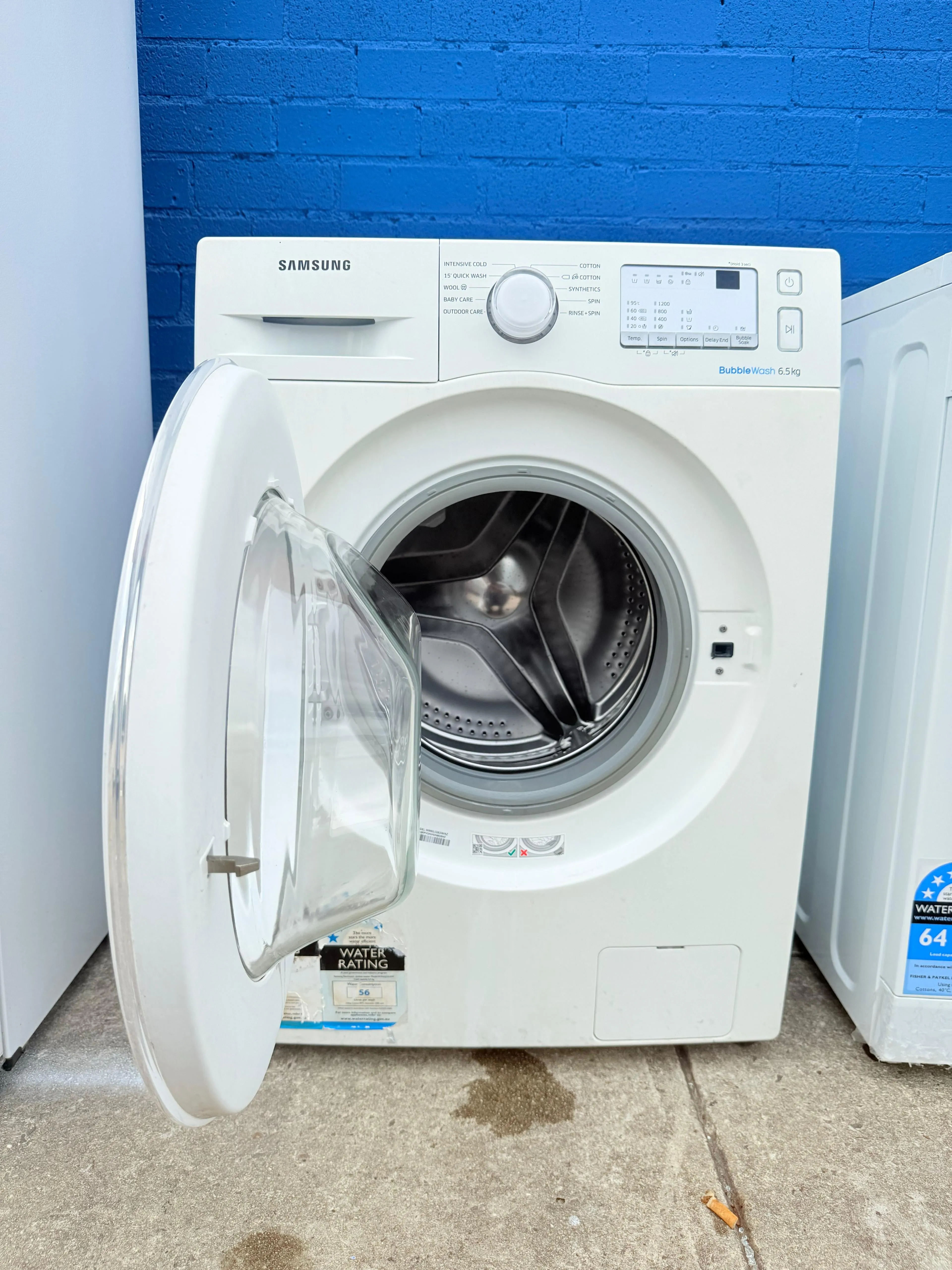 **SAMSUNG 6.5KGS FRONT LOADER WASHING MACHINE**