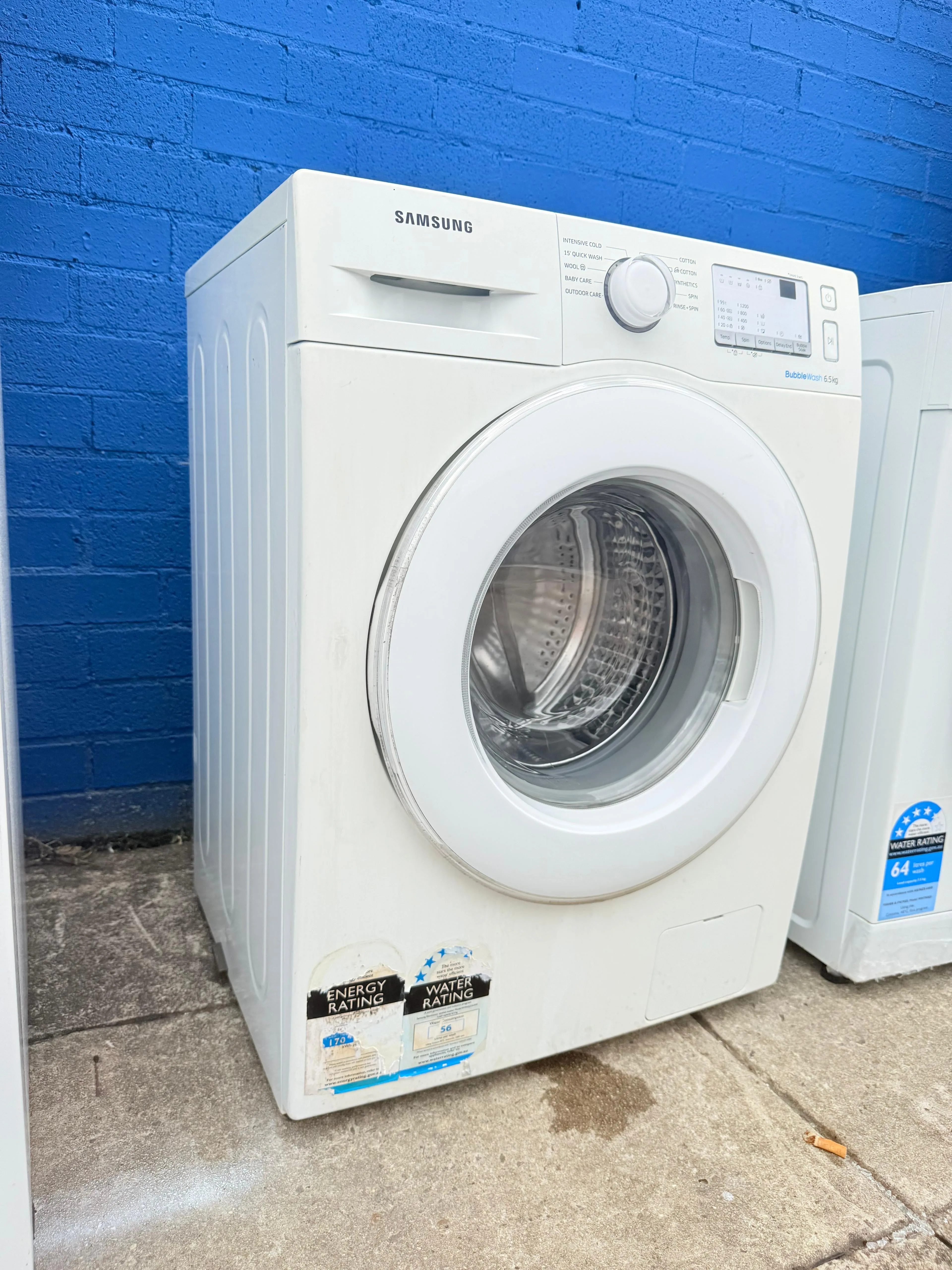 **SAMSUNG 6.5KGS FRONT LOADER WASHING MACHINE**