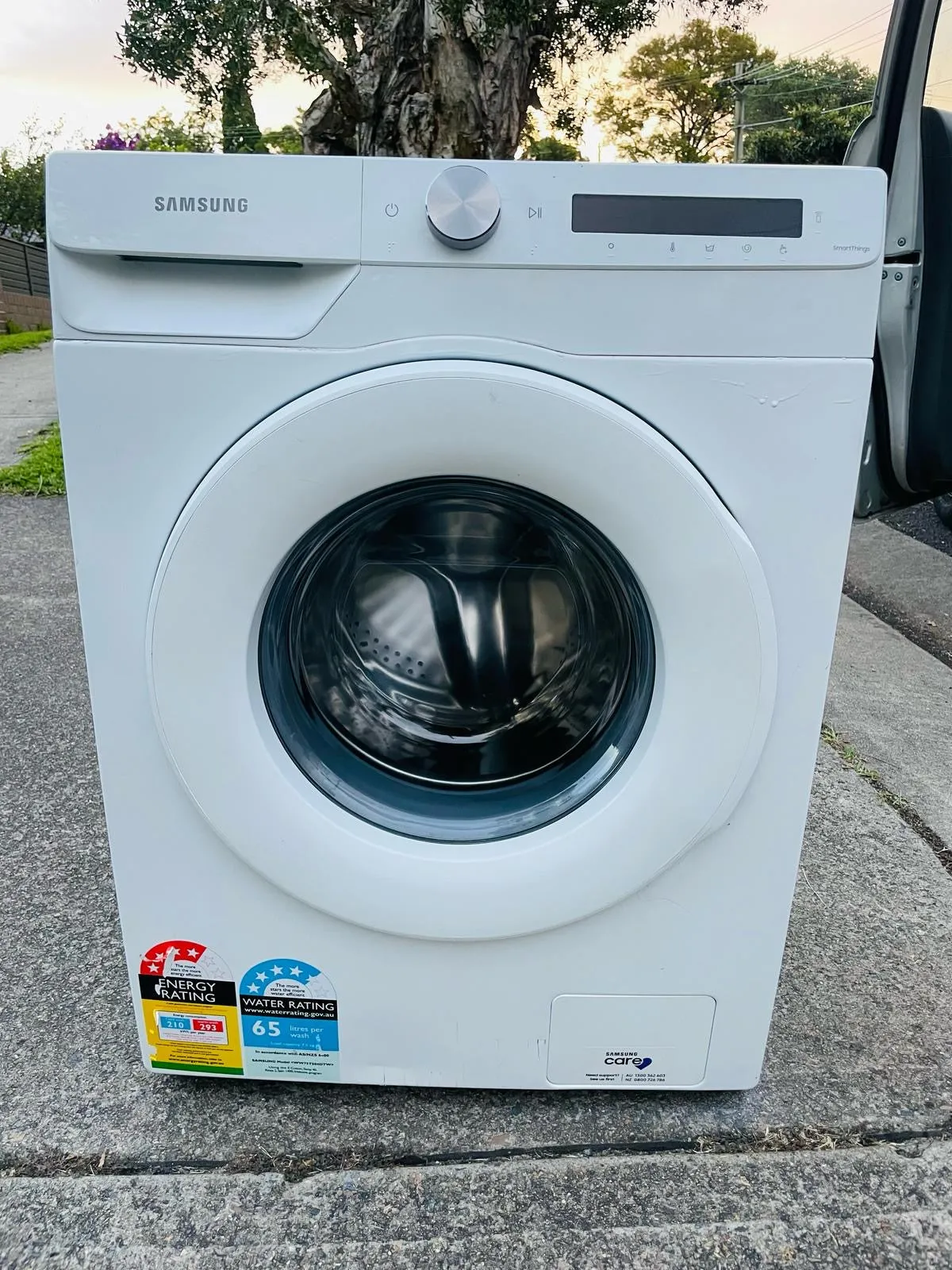 **SAMSUNG 7.5 KGS FRONT LOADER WASHING MACHINE**