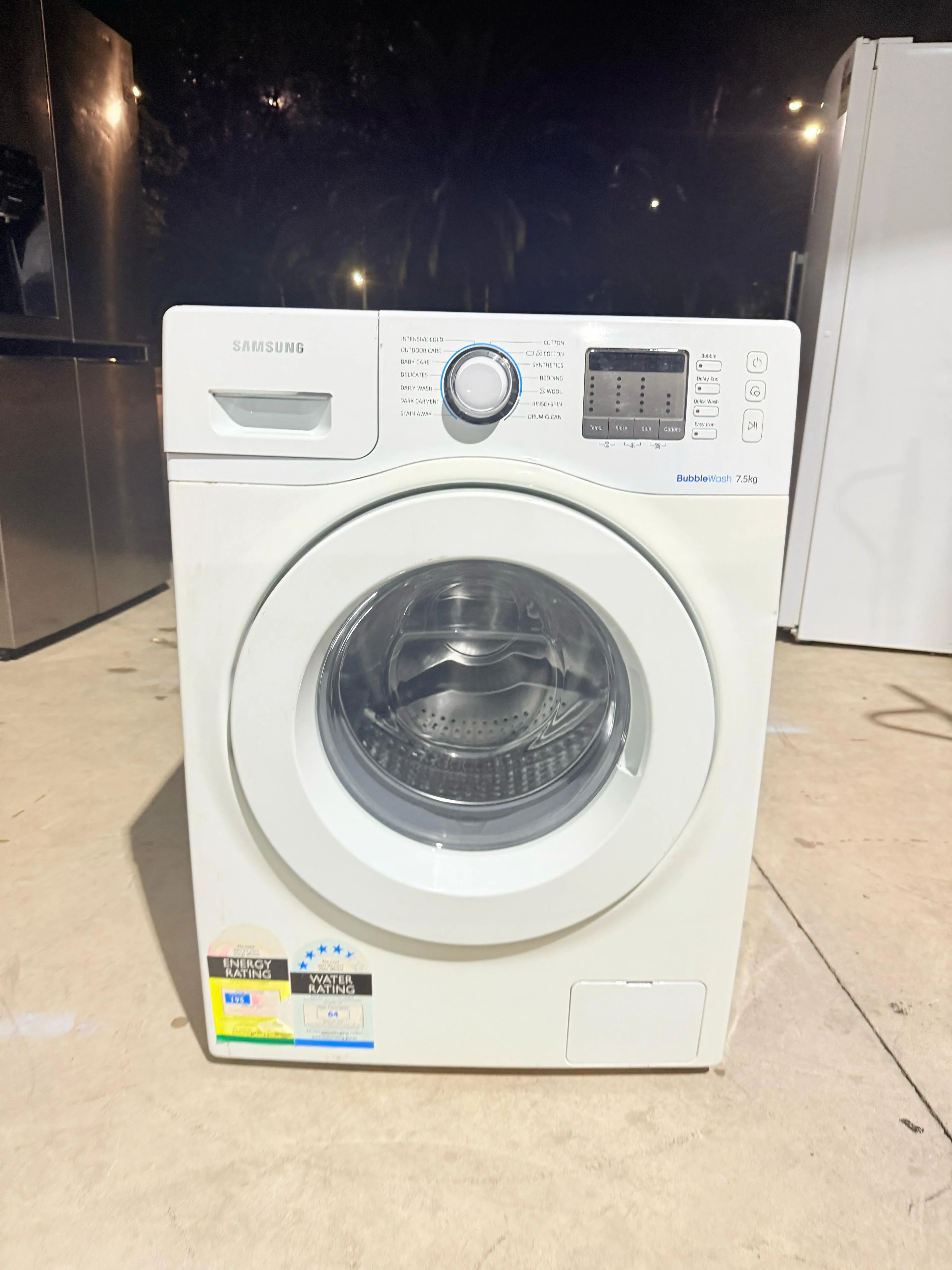 **SAMSUNG 7.5 KGS FRONT LOADER WASHING MACHINE**